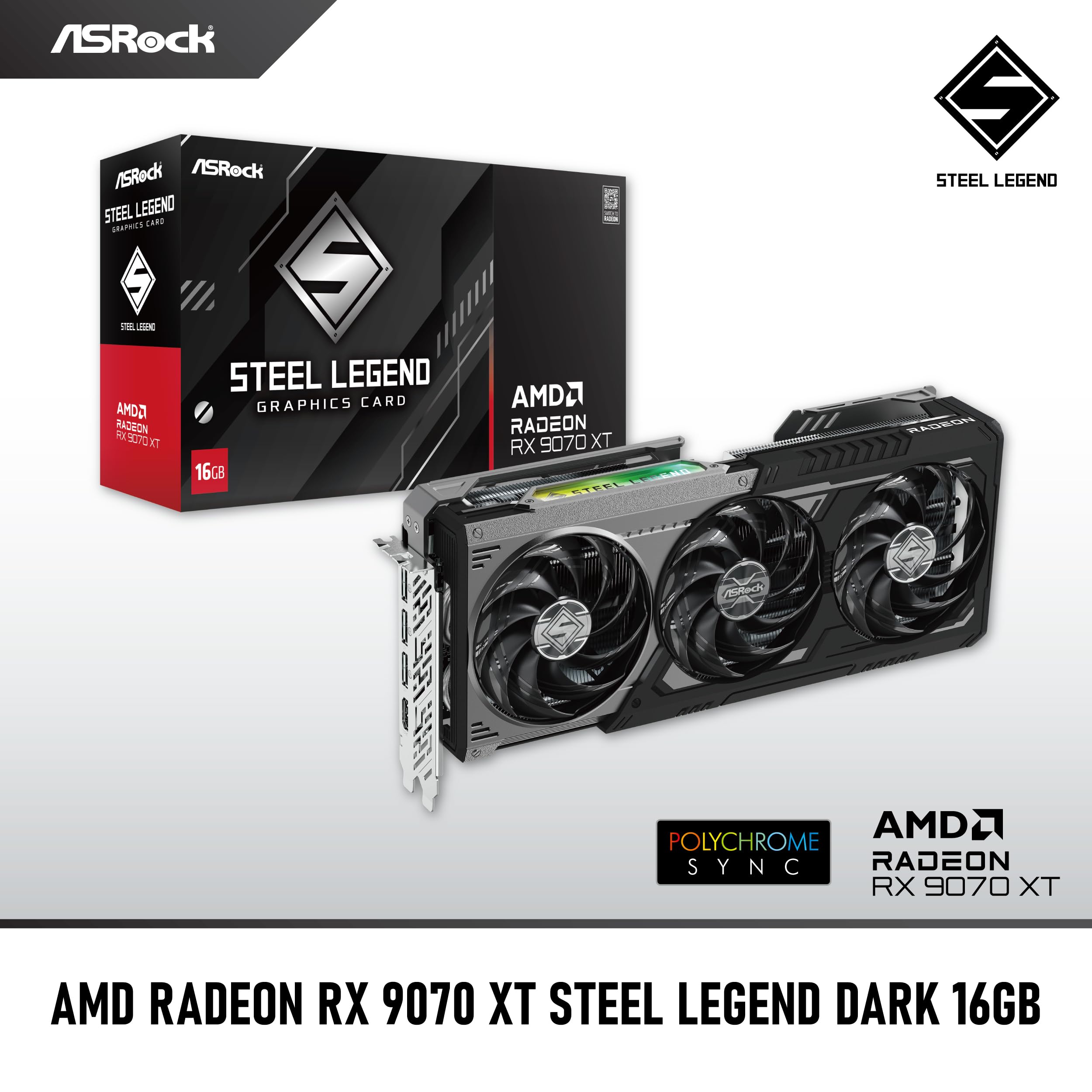 美品】RX 9070 XT 16GB ASRock AMD Radeon ASRock AMD Radeon RX 9070 