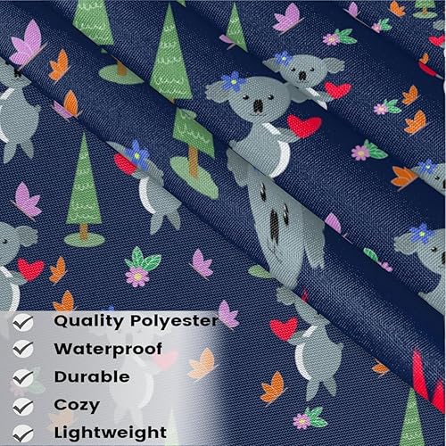 Miniatura 3 de 3 Pocket Waist Apron, Pack of 3, Koala Heart Blue Server Short Apron for Men Women, Kitchen, Restaurant, Cafe Delantales De Mesera Para Mujer