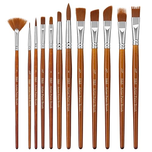 H&S Art Paint Brush Set