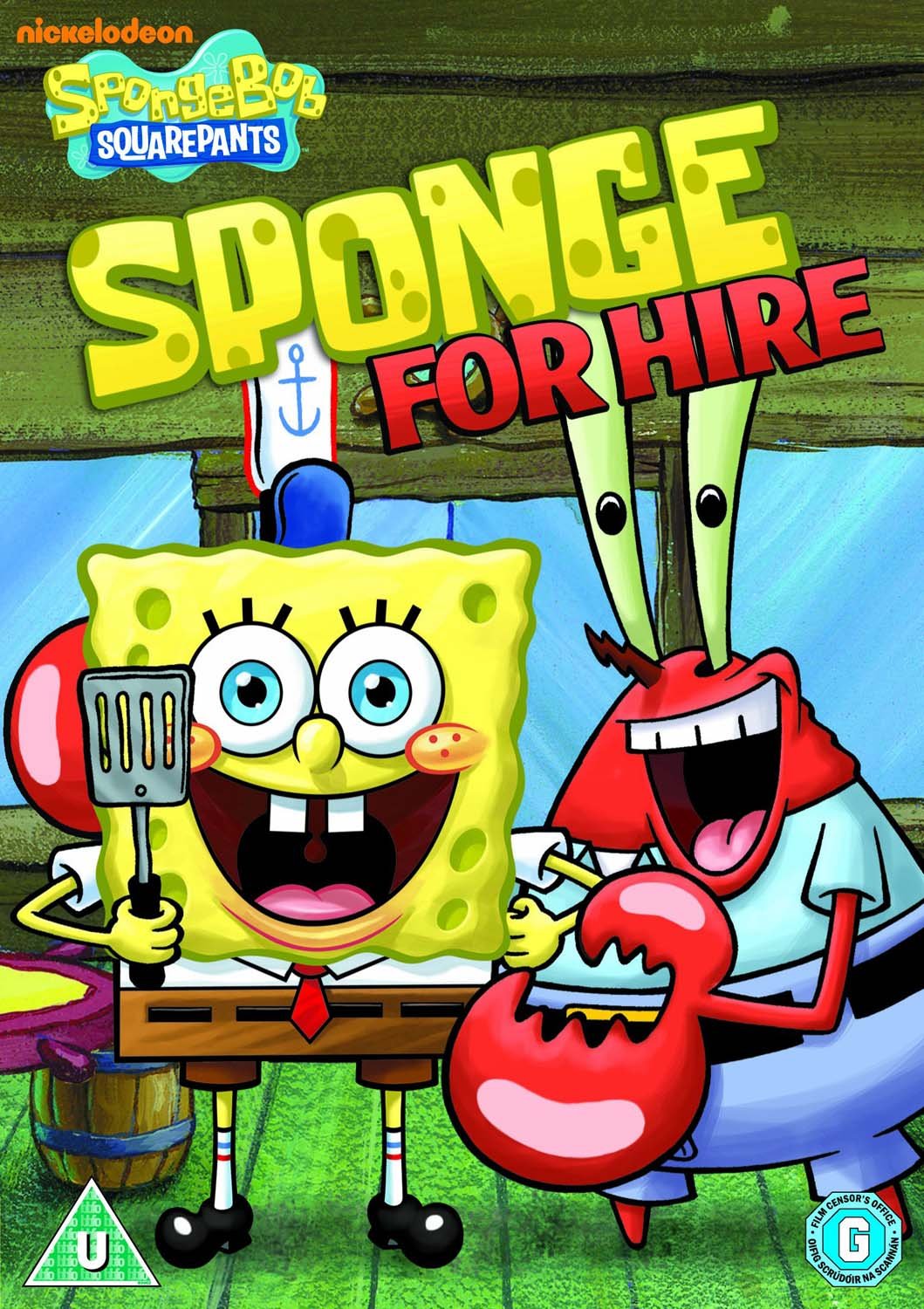 DVD Bob Esponja: Sponge for Hire Edición Importación de Reino Unido para Coleccionistas