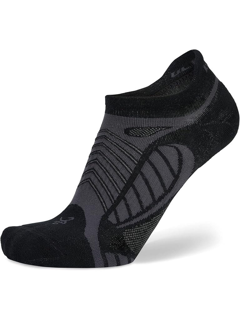 Black balega Ultralight No Show Socks