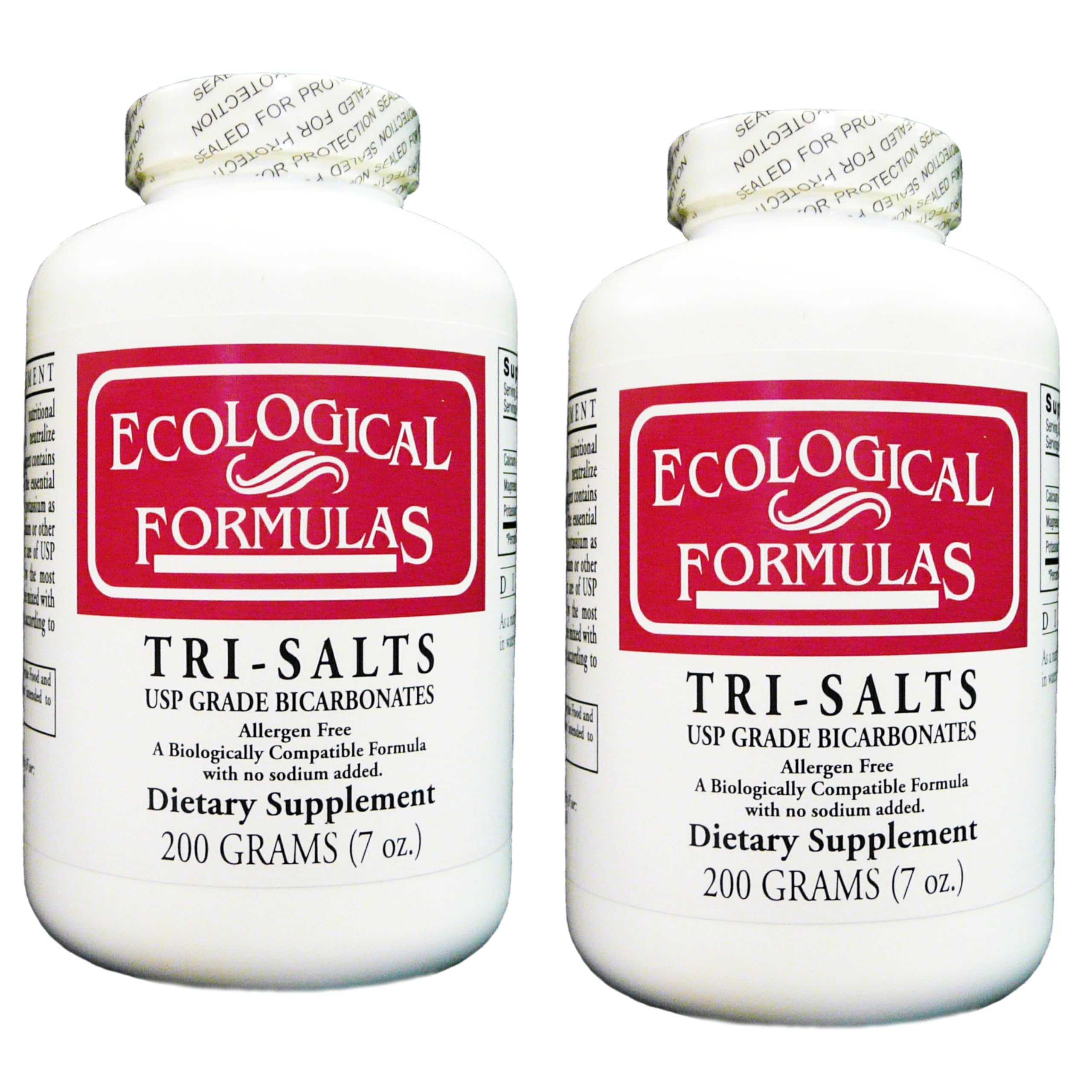 Ecological Formulas Tri Salts Calcium Magnesium Potassium 200 GMS X 2 Bottles Sodium-Free