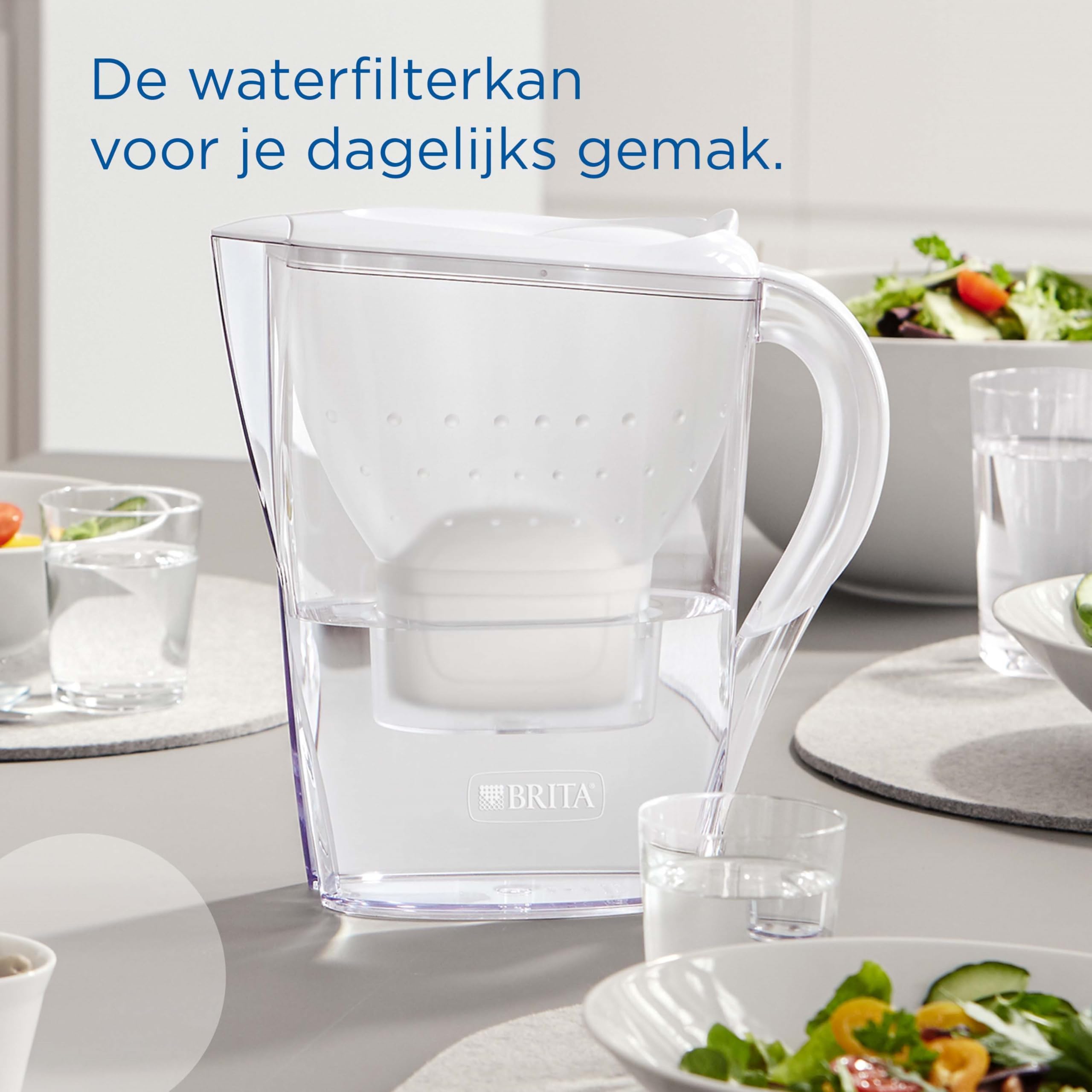 BRITA Marella Cool Water Filter Jug 2,4L + Maxtra Pro All-in-1 Waterfilter, White, 2.4 - Image 4