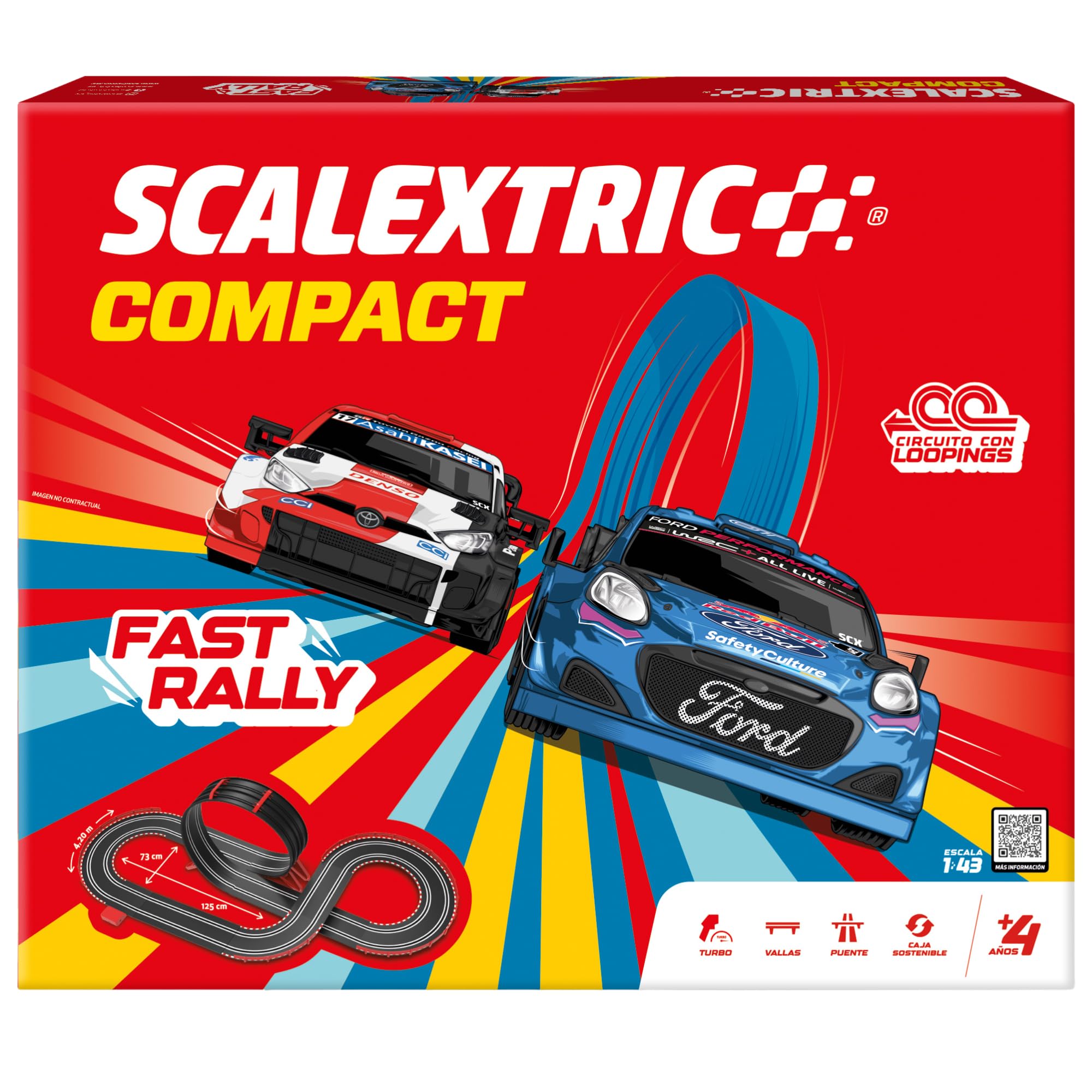 SCALEXTRIC Circuito Compact Fast Rally: ¿Vale la Pena la Diversión Clásica?