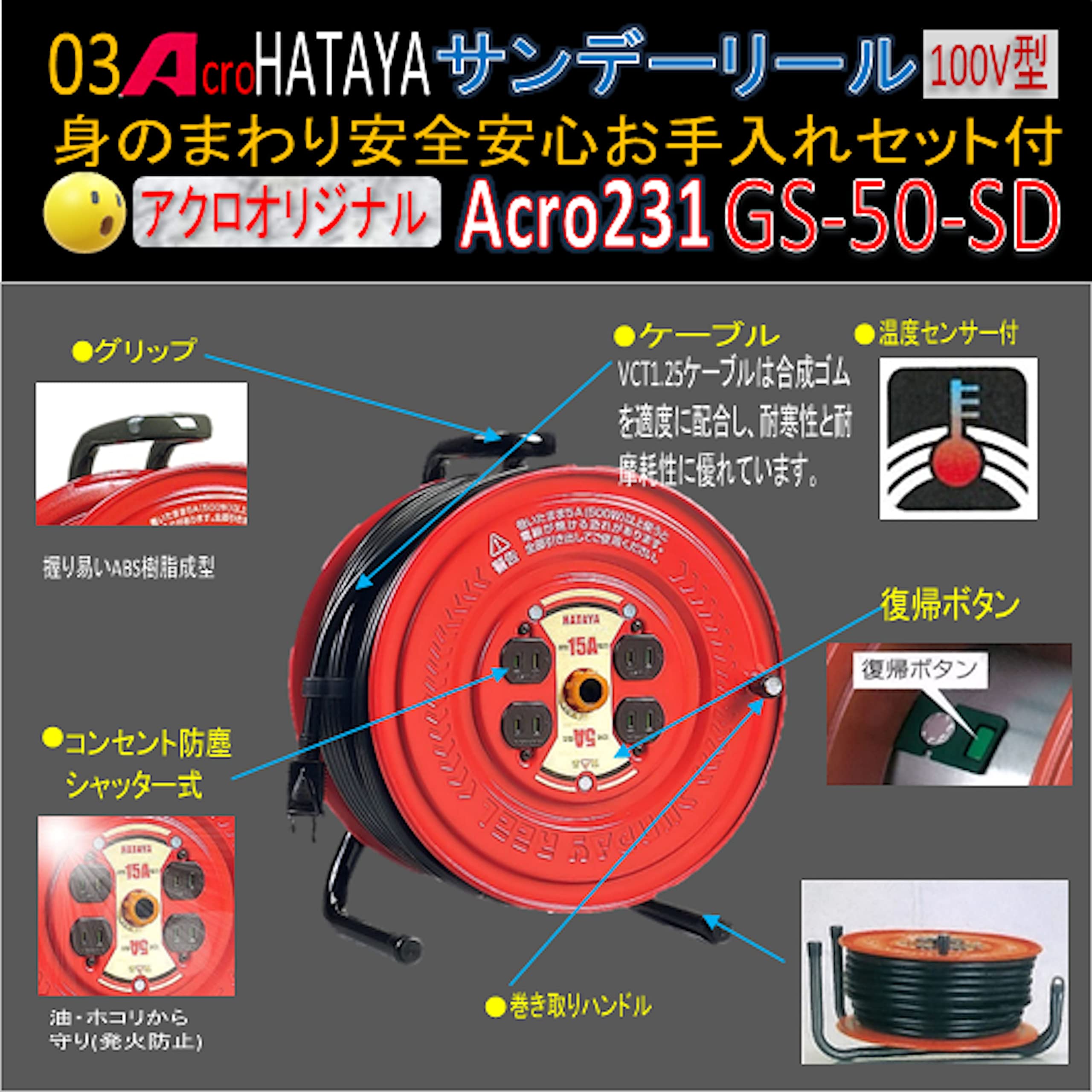 Amazon.co.jp: Acro231&HATAYAサンデーリールGS-50身のまわりお手入れ 