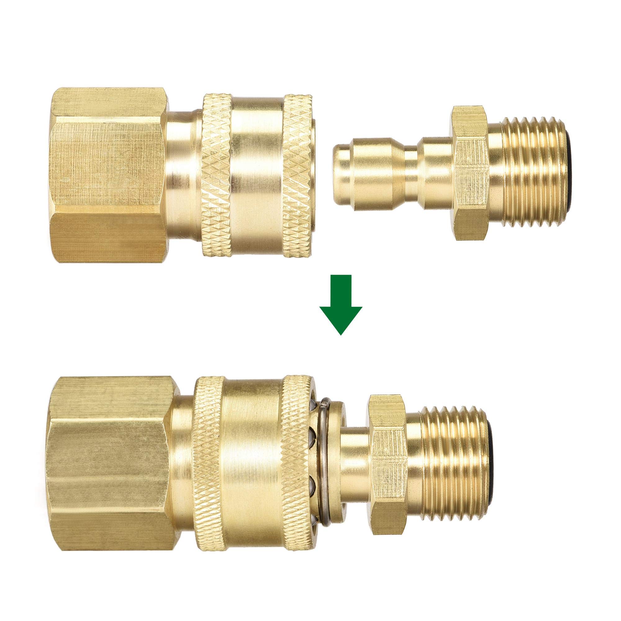 2 Mamelons Doubles En Laiton G1 (Ø20 Mm) – Filetage Extérieur 1 Pouce, Pour Eau Potable, Chauffage, Tubes Cuivre - 14