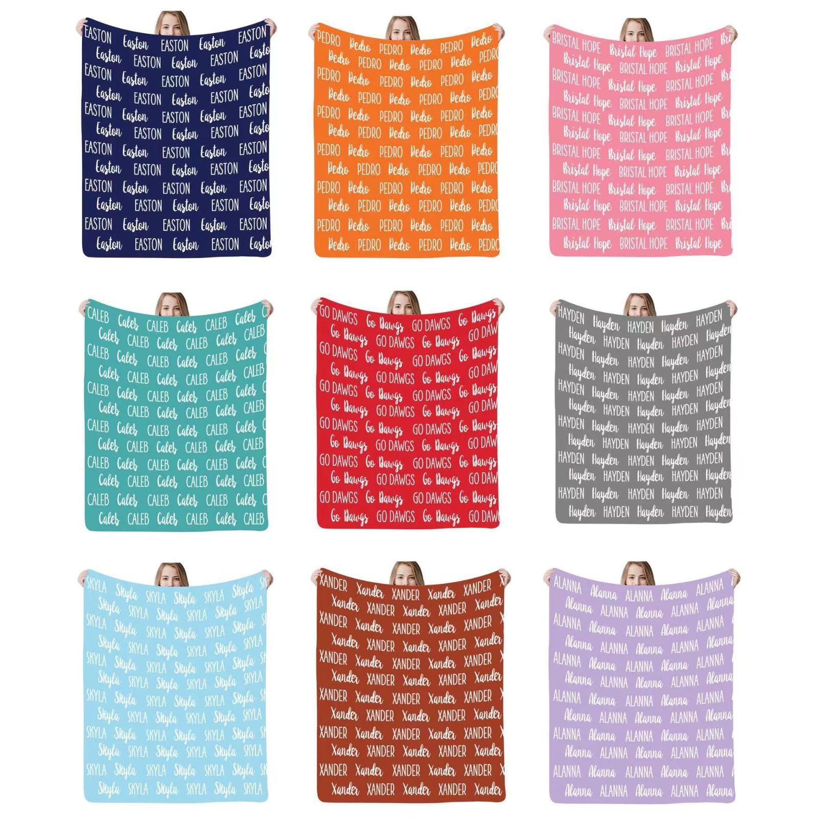 Couverture personnalisée REEG en flanelle haut de gamme - Plaid luxe lit adulte 180 x 220 cm