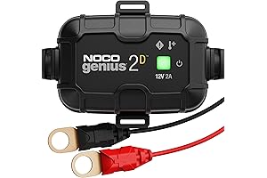 NOCO GENIUS2D, 2A Direct-Mount Onboard Car Battery Charger, 12V Automotive Charger