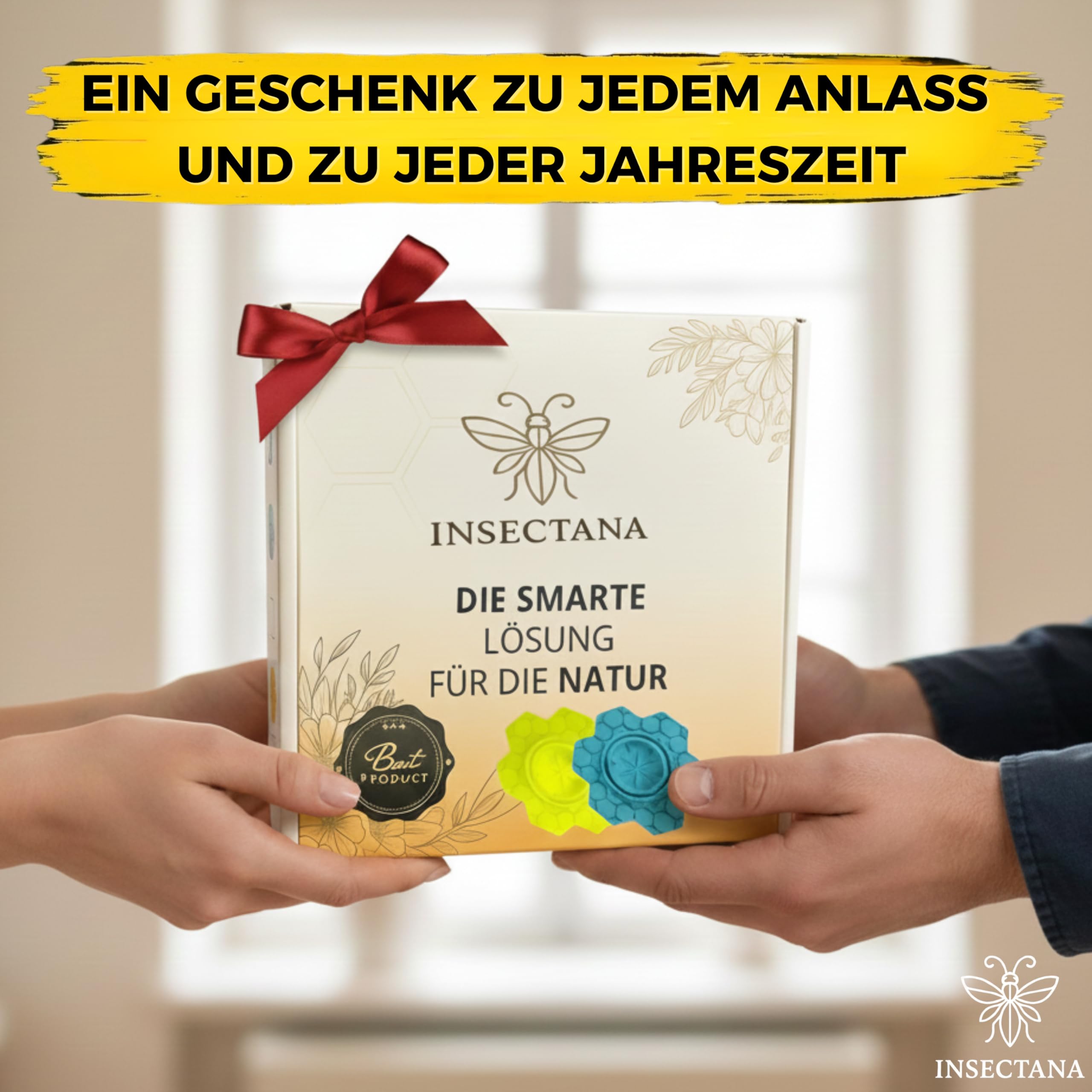 Bienentränke 2er Set Blau – Insektentränke aus BPA-freiem Silikon für Garten & Balkon – Wasserspender für Bienen Hummeln Schmetterlinge – UV-beständig Spülmaschinenfest Imker Zubehör