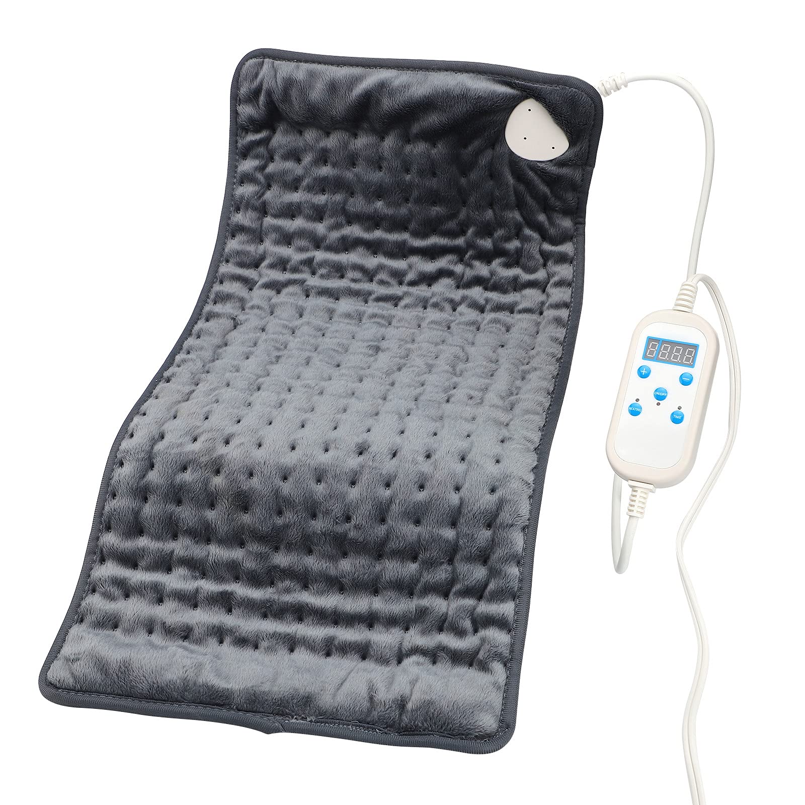 Fdit Caldo Cuscino Antiscivolo per Sedia Riscaldante, per Alleviare Rapidamente il Dolore in Flanella per Ufficio Domestico, 30x9x9 Cm