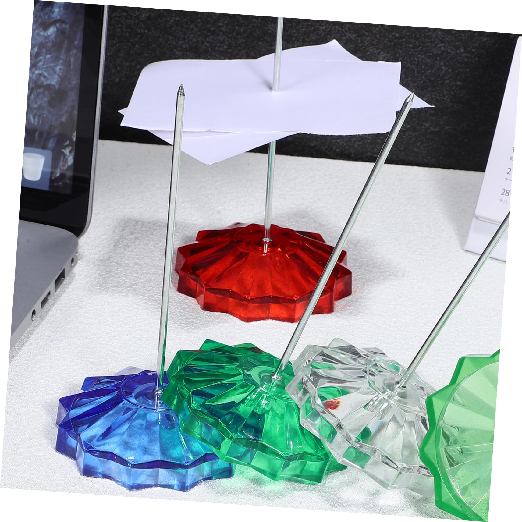 OSALADI 8Pcs Receipt Spikes Ticket Stabber Organizer for Efficient Bill Management at Restaurants Offices and Homes Compact Design for Clean Desktops