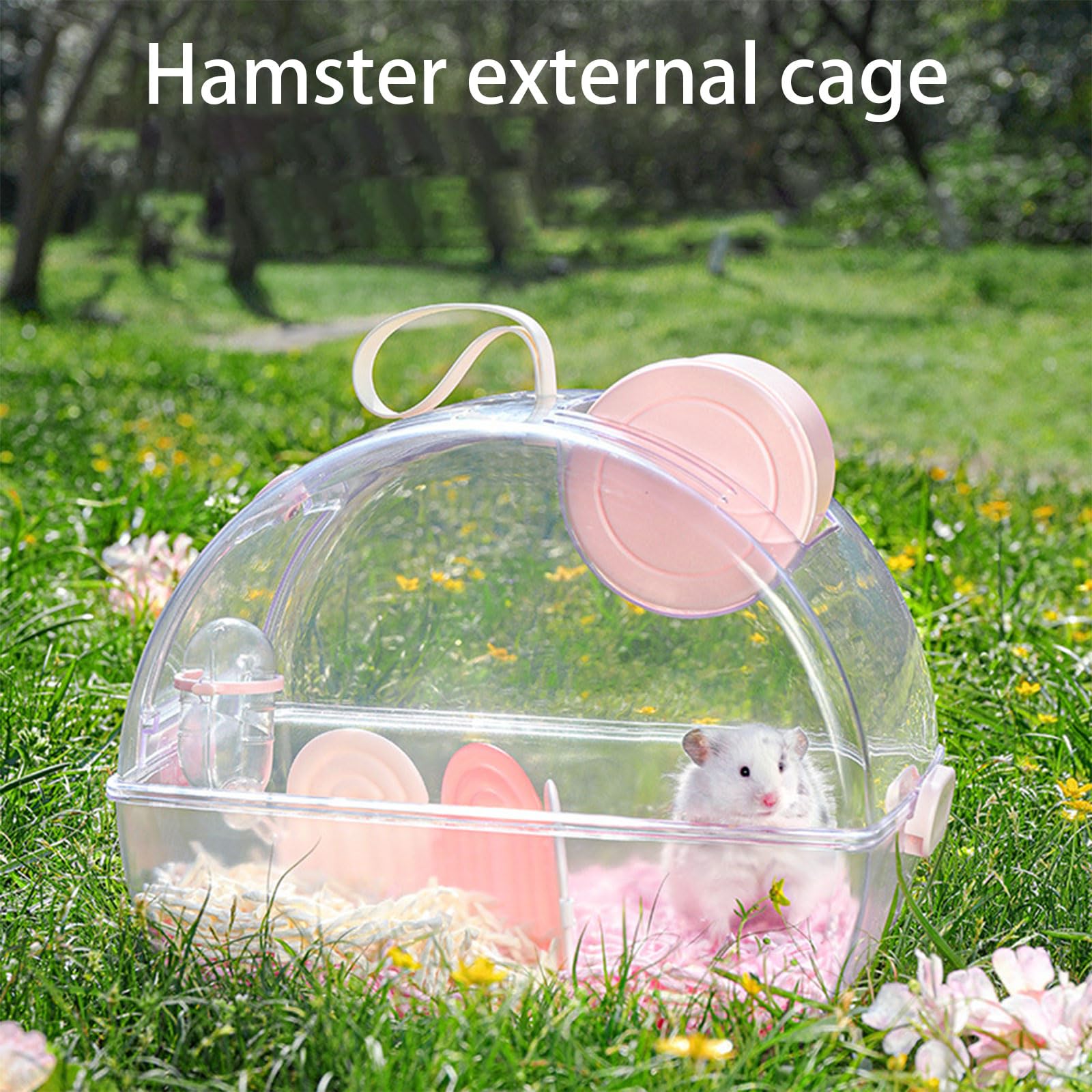 Bolsa de transporte para hámster, bolsa grande, jaula de viaje para diferentes mascotas pequeñas, para salir a la salida, jaula de hámster, bolsa de viaje para mascotas pequeñas