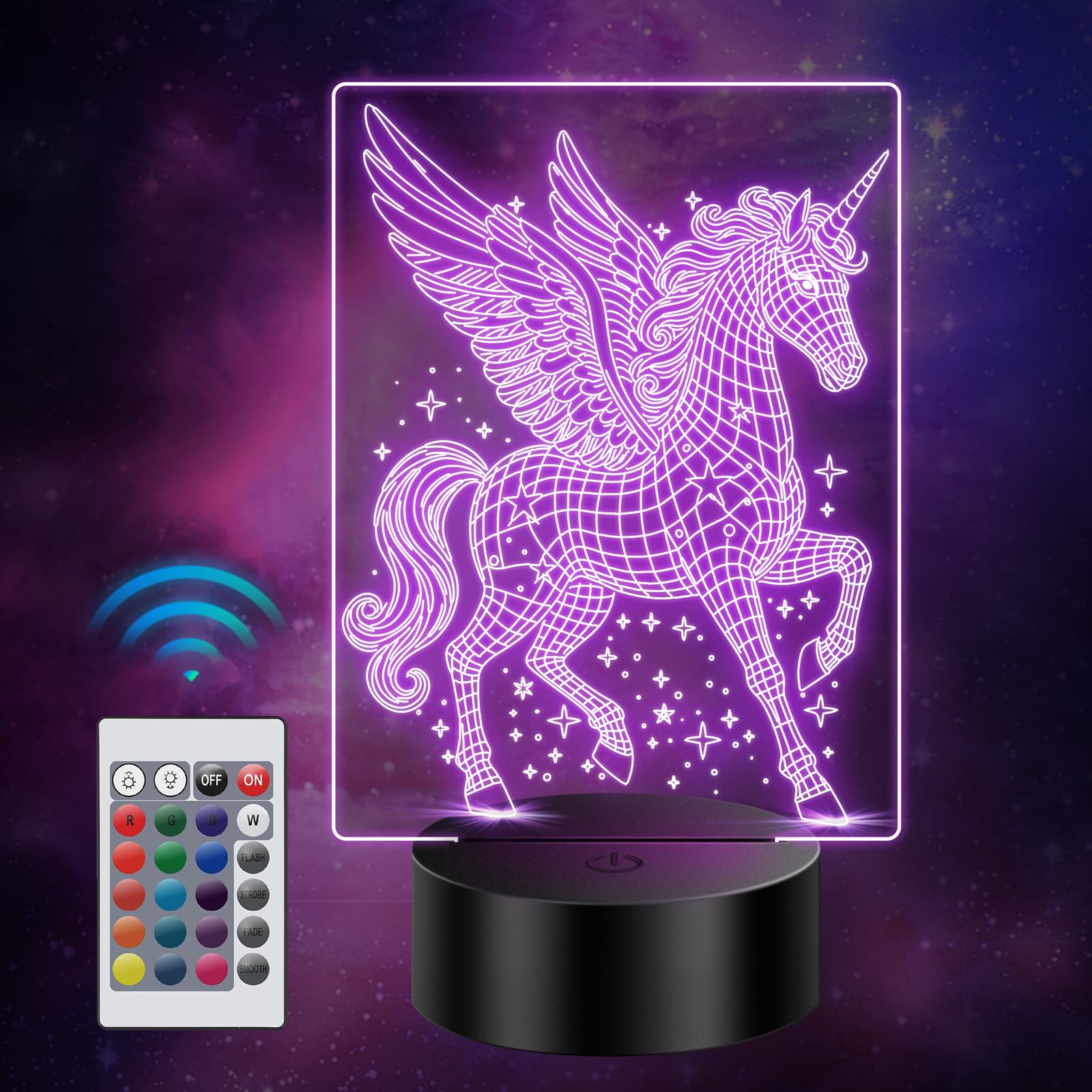 Polemera Unicorn Night Light, Unicorn Gifts for Girls, Girls Room Decor