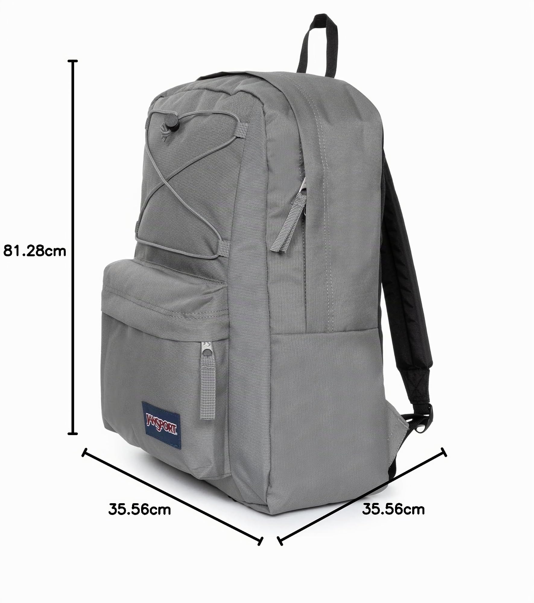 JANSPORT FLEX PACK Zaino, scomparto imbottito per laptop 15 inch, Graphite Grey (Grigio)