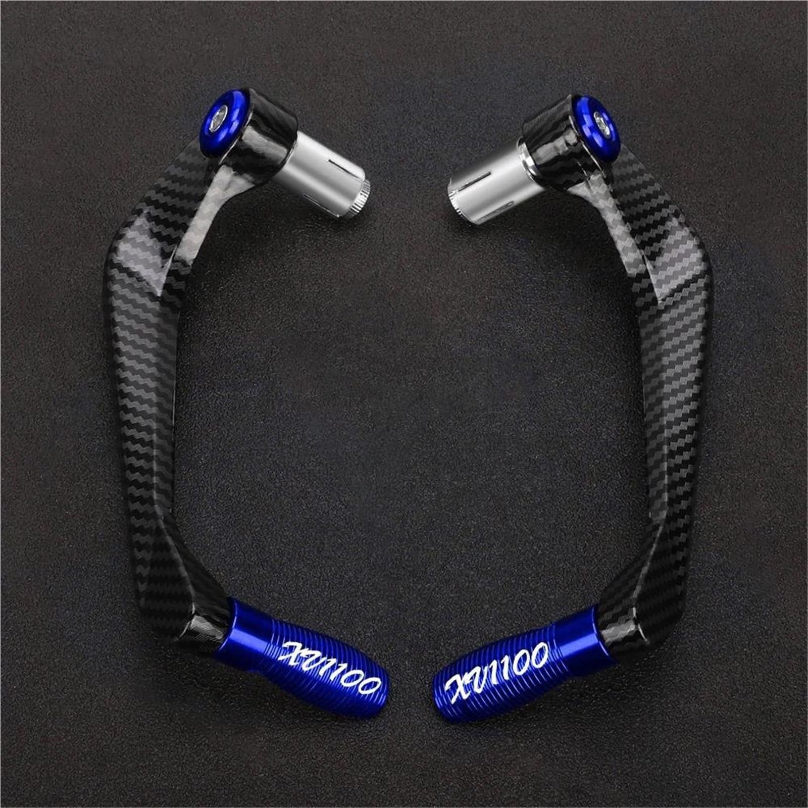 Zapora Blue A Controls Parts Motorcycle Handlebar Brake Clutch Lever Handguard Protector Parts For Yamaha Xv1000 1984 1985 For Virago 1986-1997(Blue A)
