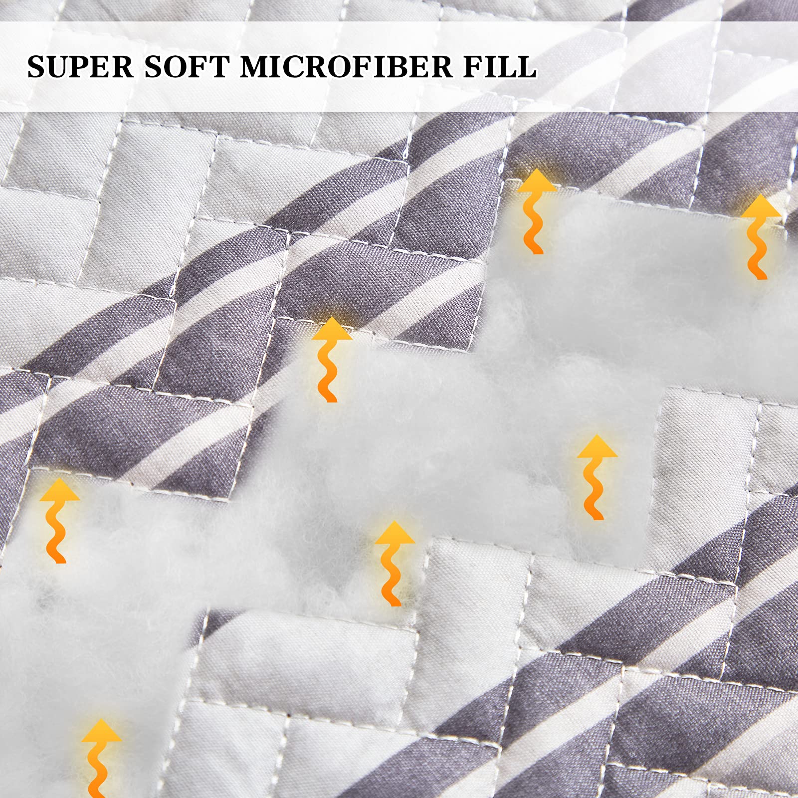 Flysheep Set di 3 copripiumini King Size, motivo botanico con foglie nere reversibili, in morbida microfibra leggera, per tutte le stagioni (259,1 x 228,6 cm, 1 trapunta + 2 federe per cuscini