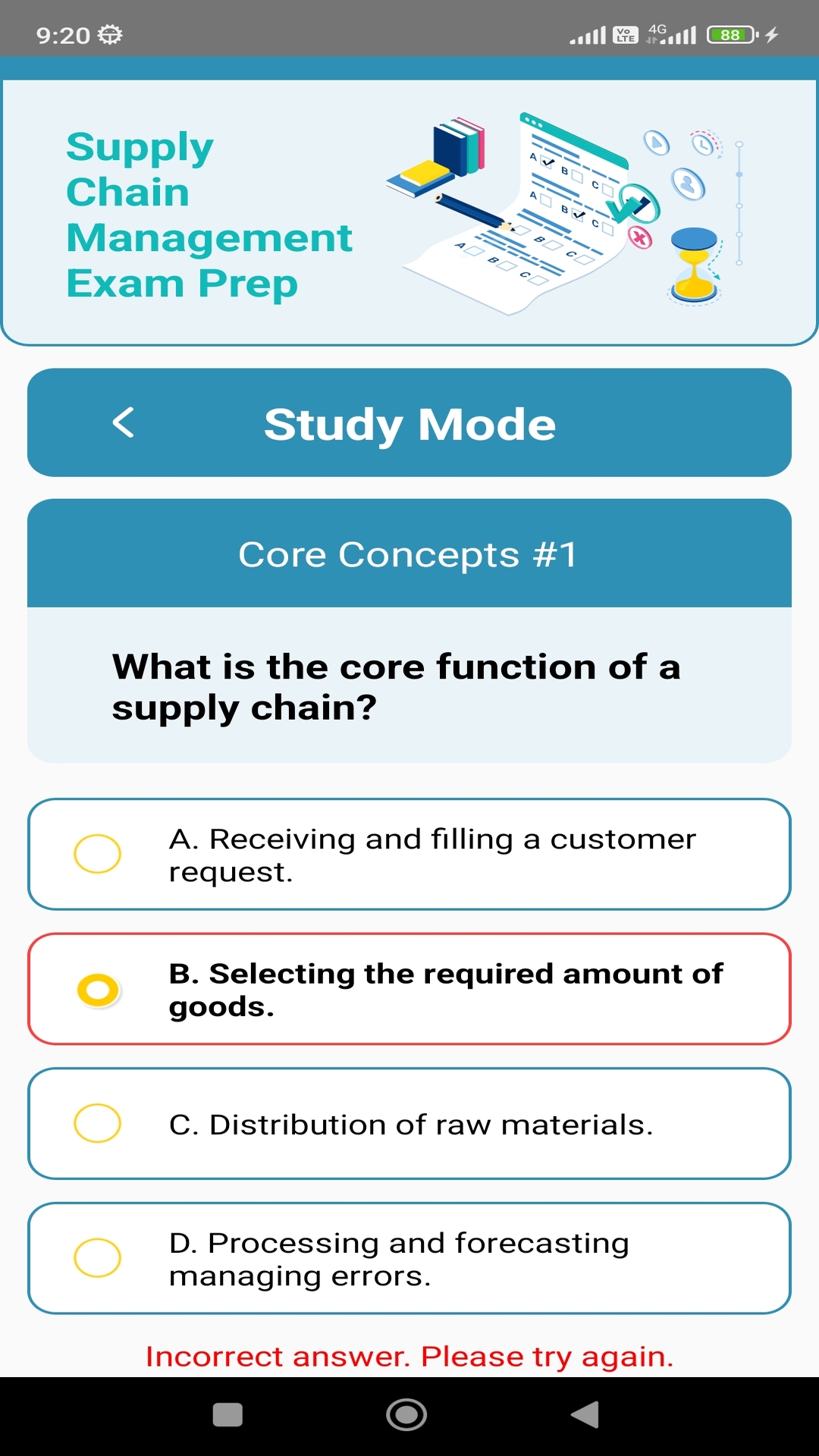 Supply Chain Management Exam Prep - App on Amazon Appstore