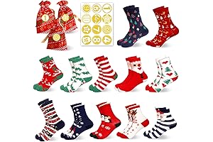 ANOTION Christmas Socks Advent Calendar for Unforgettable Holiday Moments