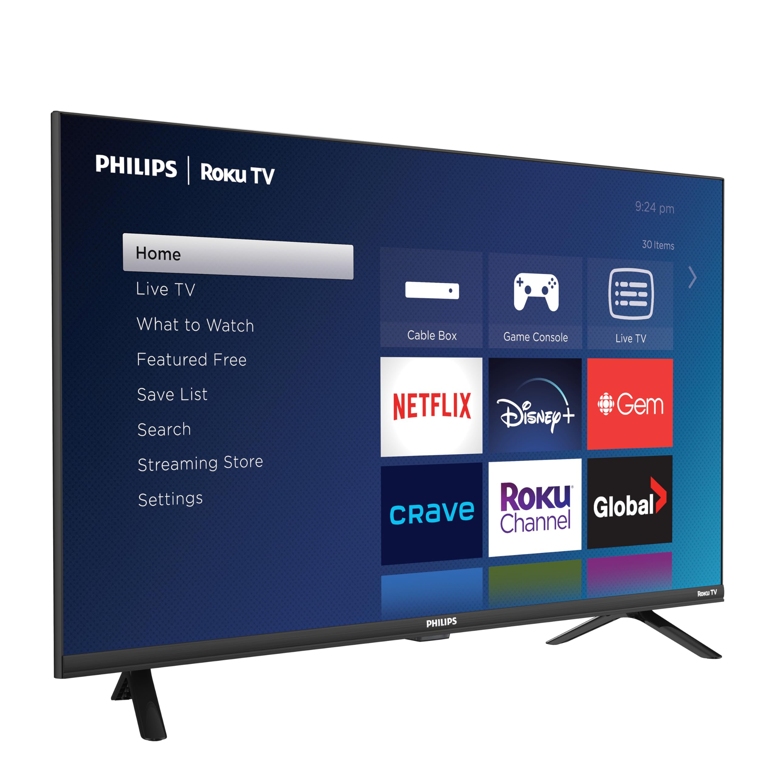 Philips Roku TV 32" HD 720p LED-LCD Smart TV (32PFL4674/F6), Alexa Compatible - 2
