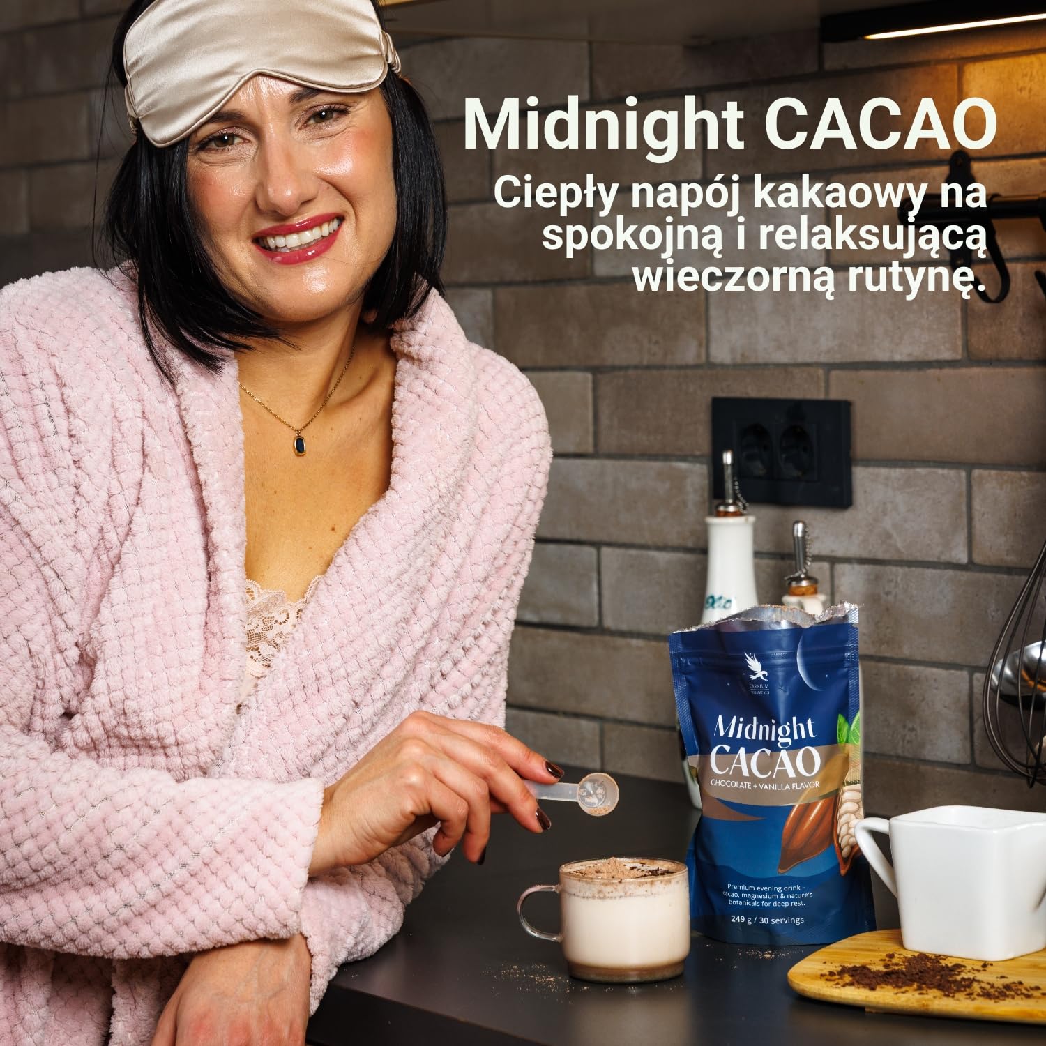 Carnium Botanicals Midnight Cacao – Kakao w Proszku, 249 g