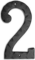 Vista 20 de NACH Números de casa para exterior, números de dirección negros de 5.5 pulgadas para casa - Número 3 - Números rústicos para exteriores