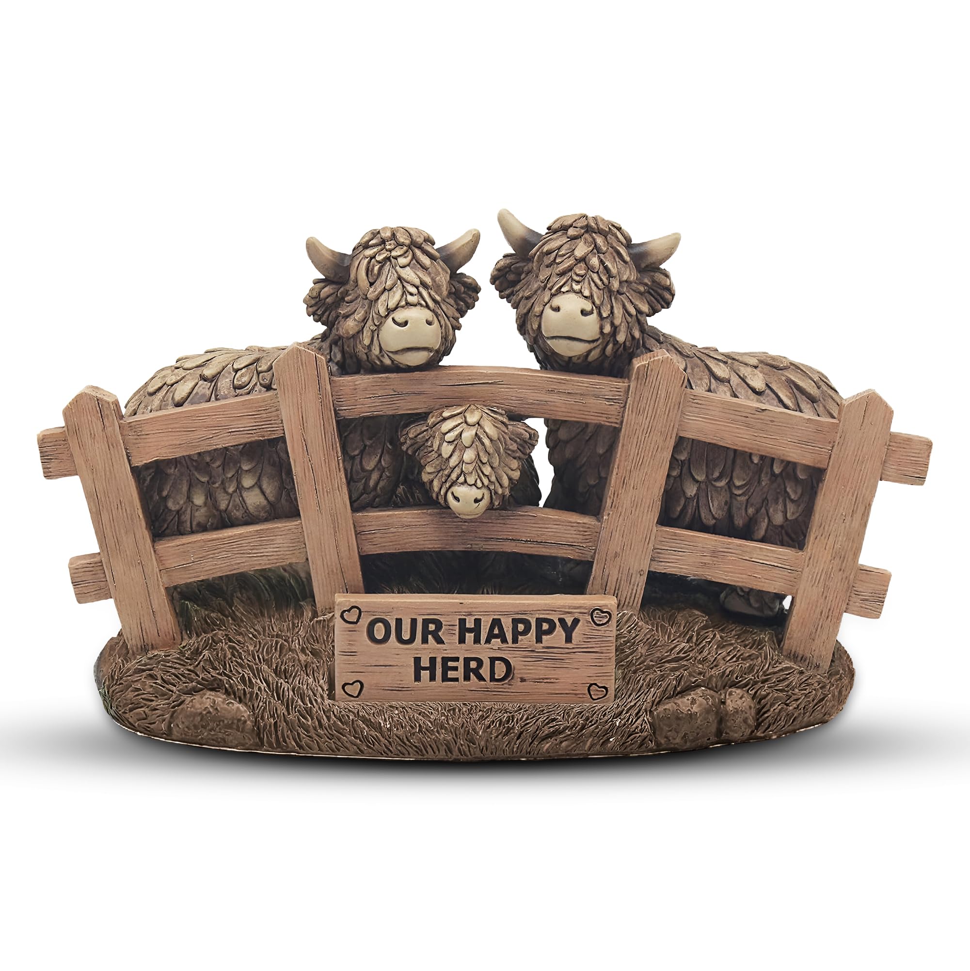 Lesser & Pavey Hughie Highland Cow Happy Herd