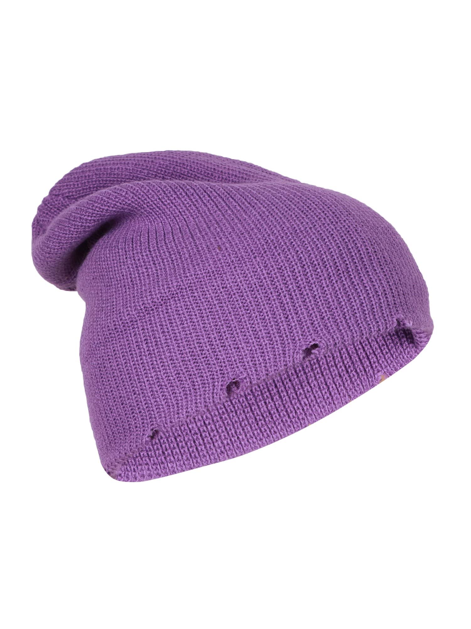 Torn Style Winter Beanie/Skull Cap/Hat, Highly Stretchable & Super Soft for Men, Women & Kids Above 5 Years-image-27