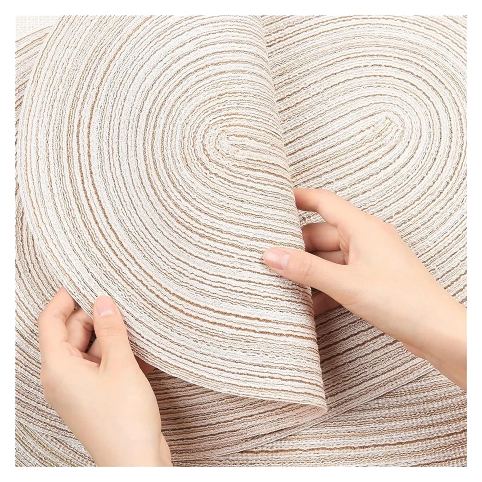 Tovaglietta Ovale 1/4/6/10PCS 35x50cm Tovagliette ovali intrecciate grandi tovagliette for tavoli da pranzo tovagliette resistenti al calore in tessuto naturale di Natale(Grey,4pcs 35x50cm)