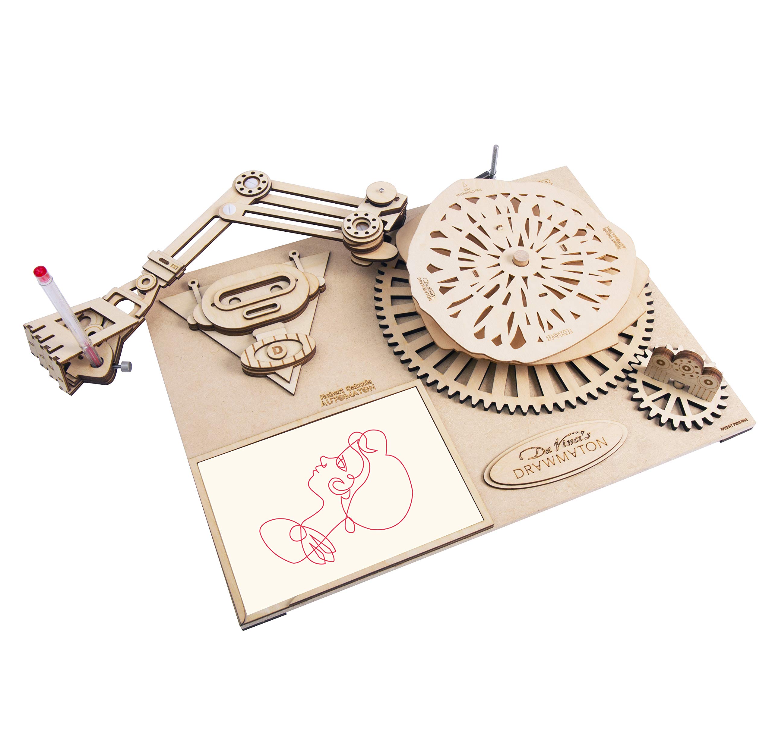 ROBOTIME Da Vinci's Drawing Machine (Robot)
