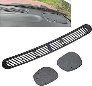 ALMULOO Dashboard Defrost Grille Speaker Cover Compatible with 98-05 Blazer