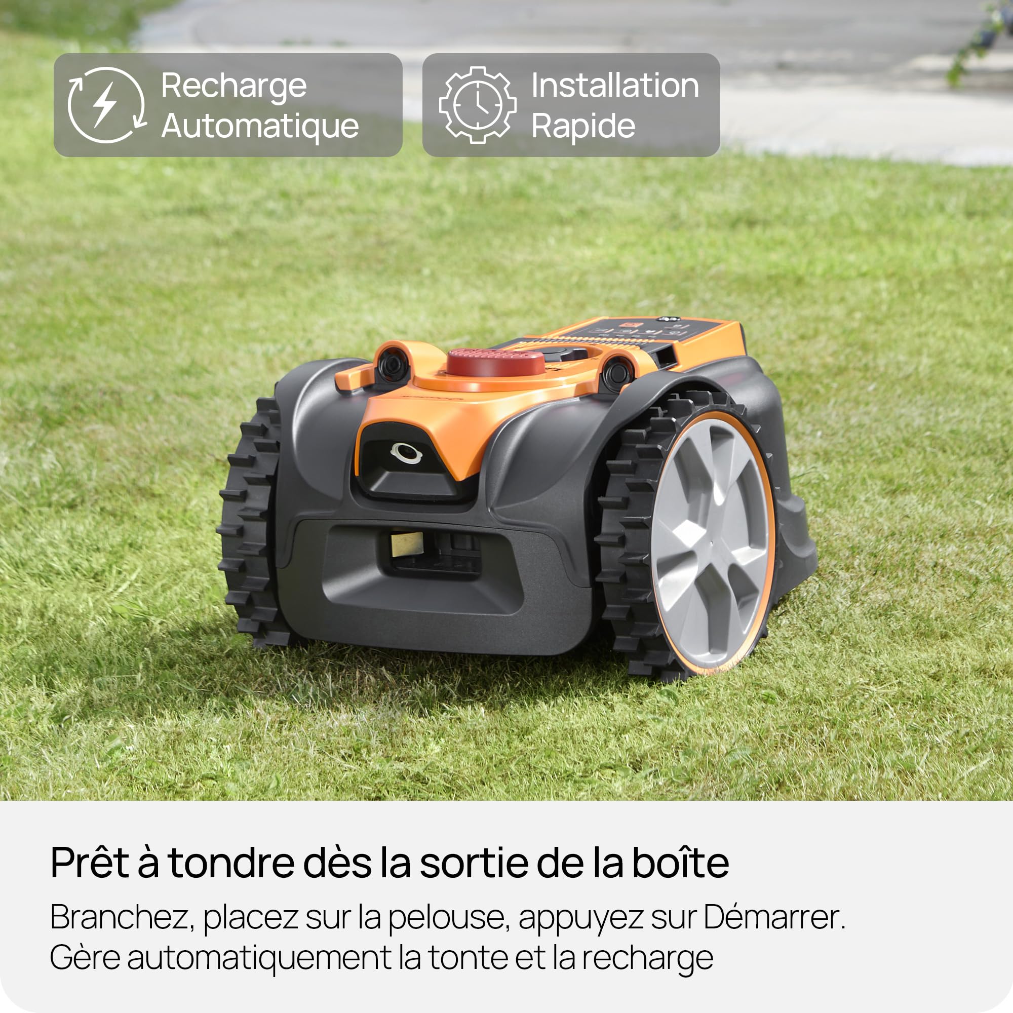 Lawnmaster OcuMow®16 Robot Tondeuse sans Fil pour Tondeuse à Gazon jusqu'à 300 ㎡ — vue 3