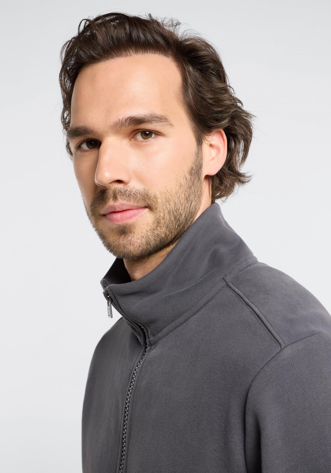 Elbsand Herren Sweatjacke ESMLevin Freizeitjacke mit Stehkragen