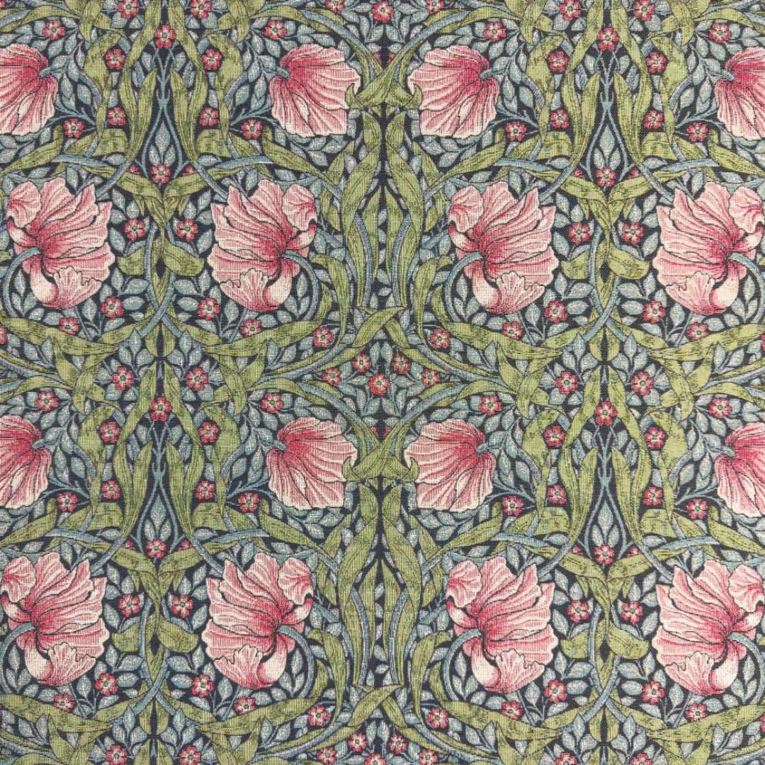 William Morris Upholstery & Curtain Tapestry Fabric,Heavyweight Vintage Floral Material,140cm Wide,Ideal for Sofas, Chairs, Cushions (Pimpernel Meadow, 10 Metre) – Discount Fabrics LTD