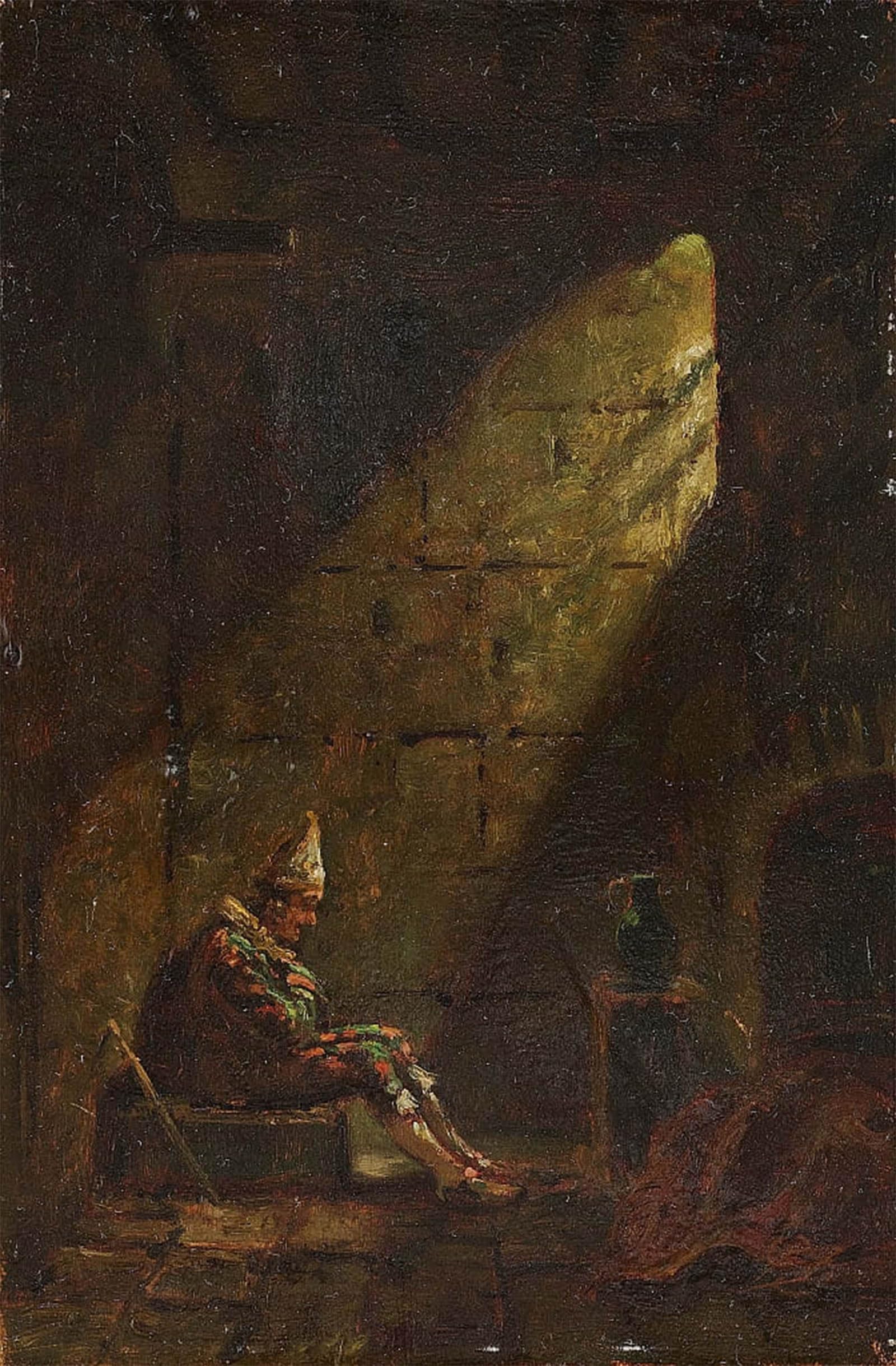 Peinture Poster Affiche Décorative Graffiti Art Mural Carl Spitzweg 60x90 - 5