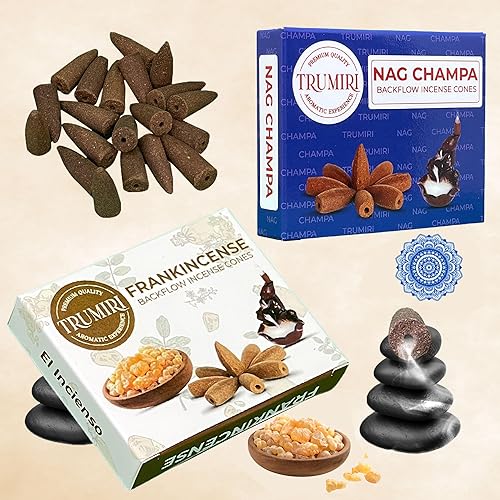 Vista 231 de Paquete combinado de conos de incienso de reflujo – 10 opio + 10 conos de incienso perfumados de cannabis