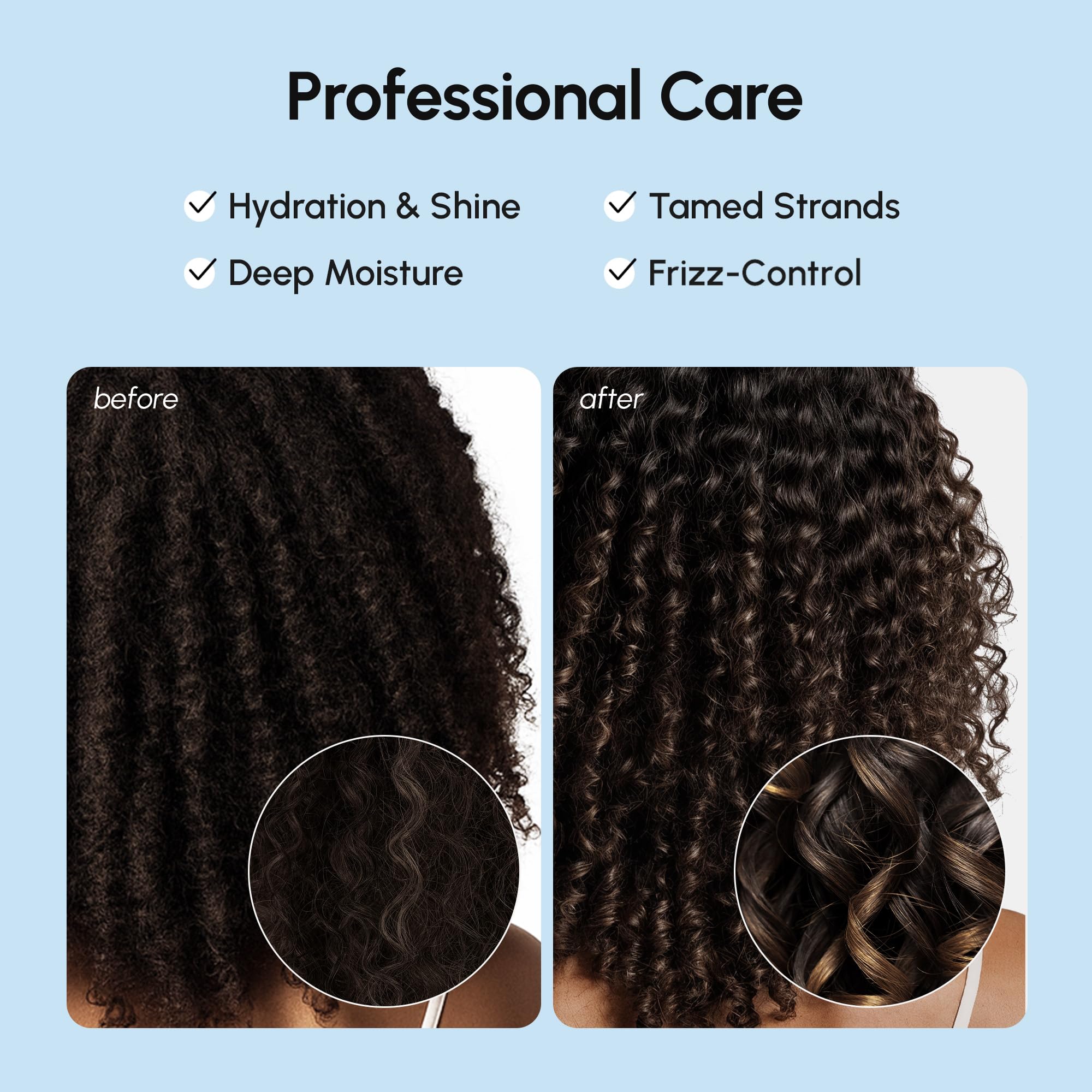 MAREE Suero para cabello dañado y dañado, cápsulas de aceite de queratina hidratante y estilizado con aceite de aguacate, jojoba y argán, suero para cabello, sin enjuague, vitaminas A, E | para Frizzy