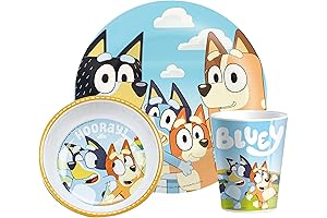 Zak Designs Bluey Kids Dinnerware Set