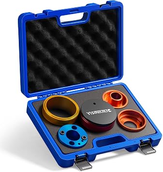 Crankshaft Rear Seal Install Tool Kit Compatible with VW 1.8 2.0 3.0 3.2 V6 4.2 Replacement for T10122