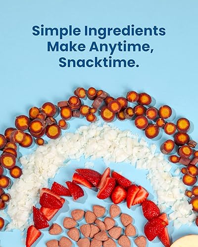 Miniatura 5 de Amara Bocadillos de frutas orgánicas de fresa dulce, sin azúcar añadido, sin lácteos, sin nueces, hechos con alimentos integrales orgánicos,