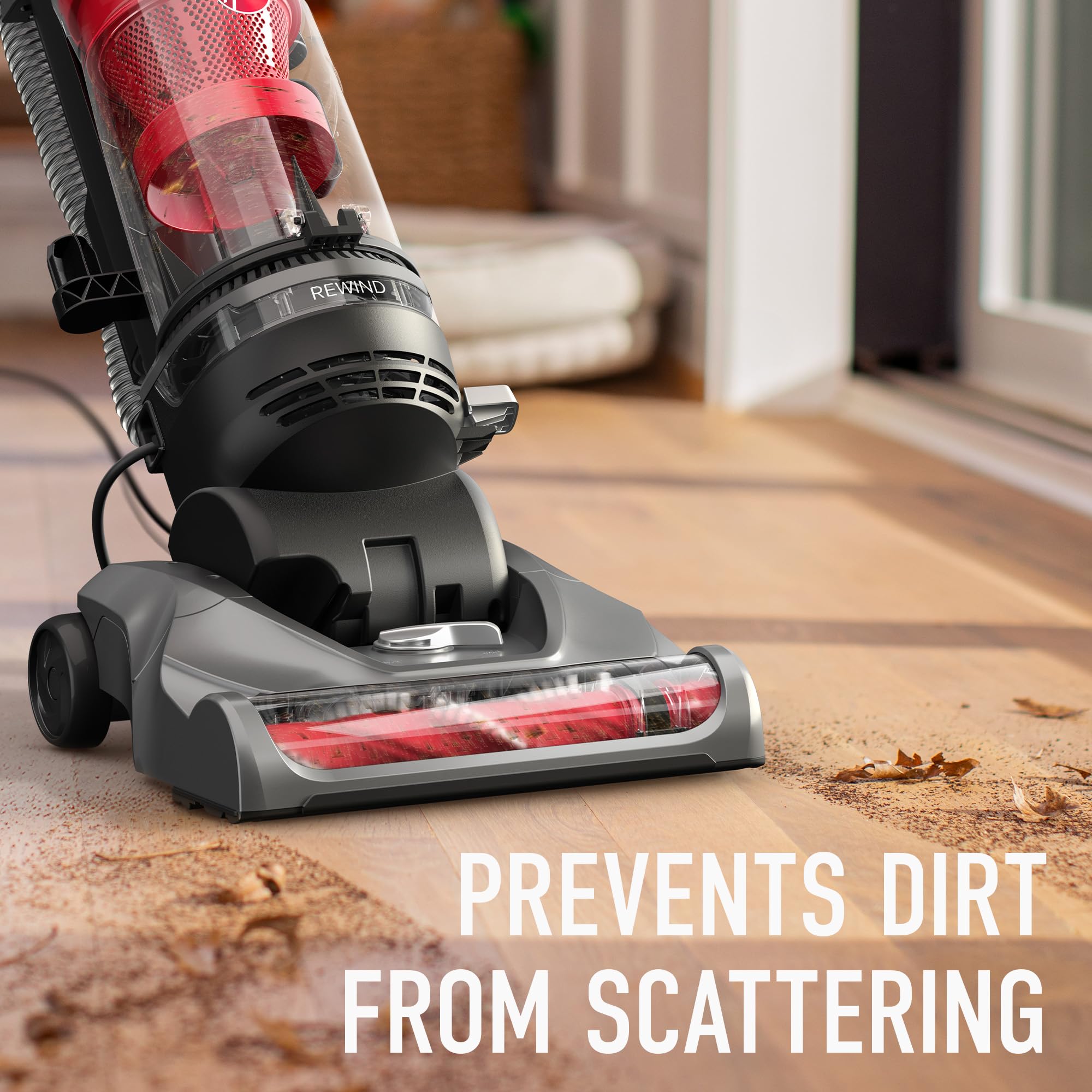 Hoover Rewind Pet Vacuum - Automatic Cord & Powerful Suction -6 Hoover Rewind Pet Vacuum - Automatic Cord & Powerful Suction -6