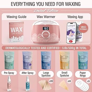 Iavaリントスルパーフェクトウォーム3点セット⭐︎ Amazon.com : Lirava Digital Wax Warmer Kit for Hair Removal