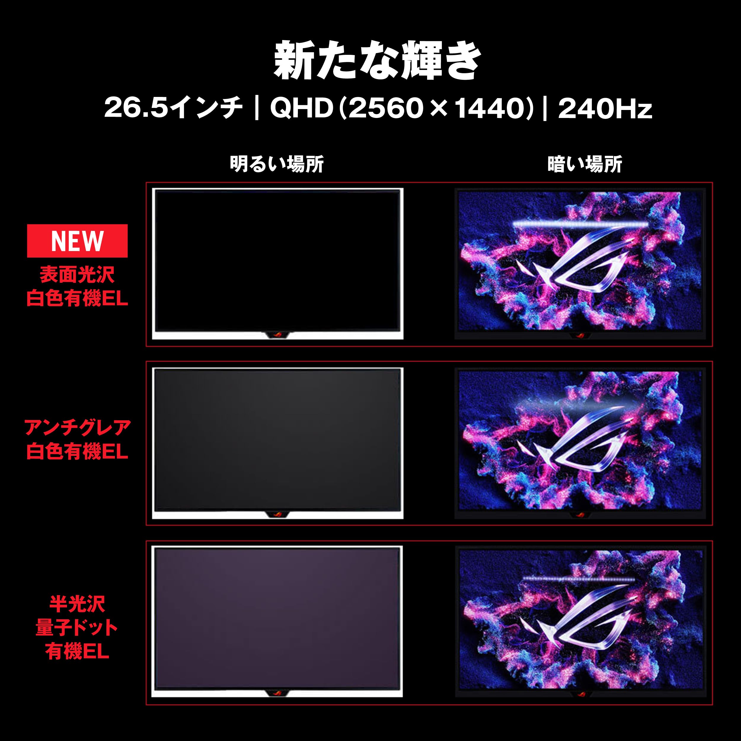 Amazon.co.jp: ASUS 有機EL ゲーミングモニター ROG Strix OLED 