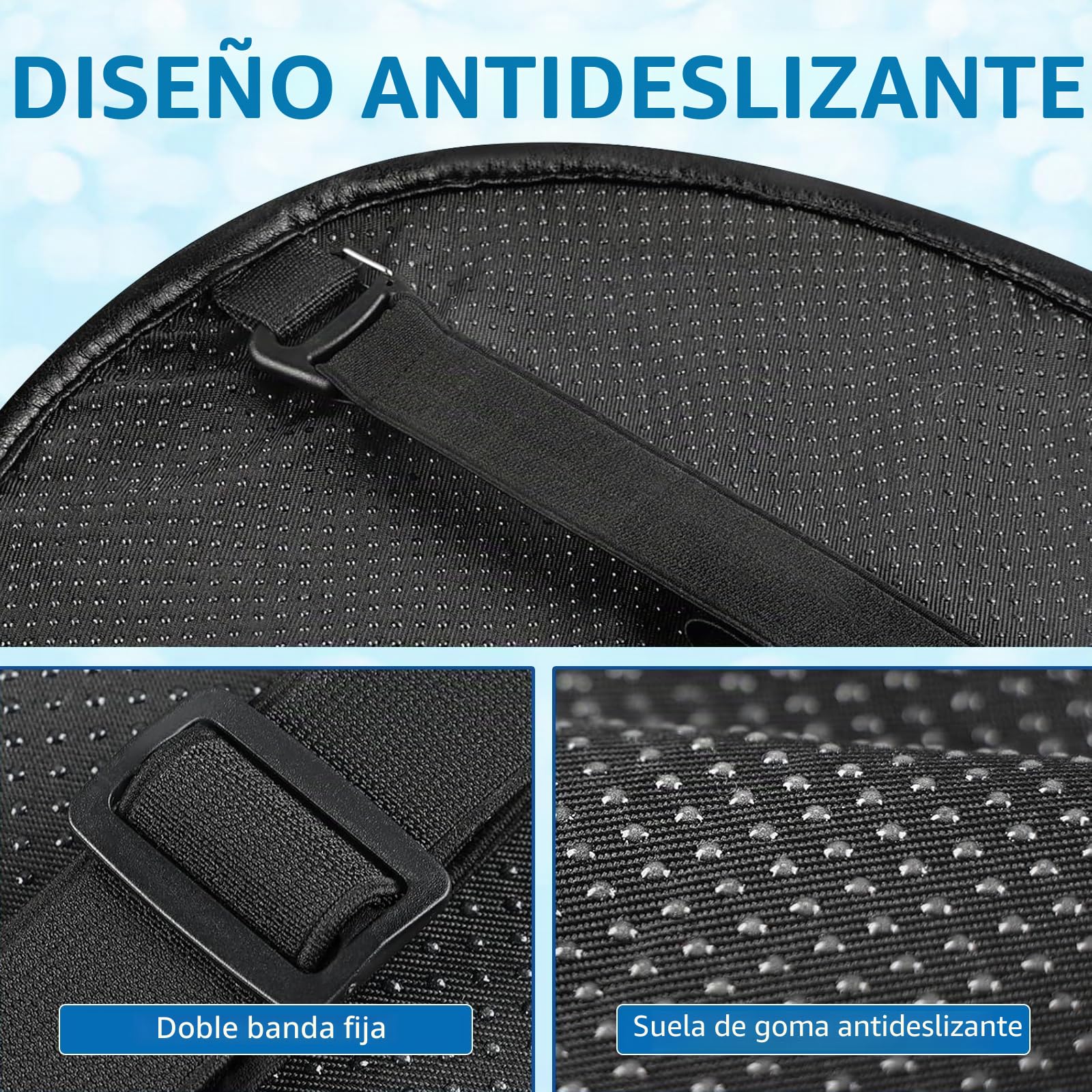 Cojín de gel universal para asiento de motocicleta, almohadilla de asiento con absorción de golpes de nido de abeja 3D, antideslizante y transpirable, con funda para asiento, para viajes de