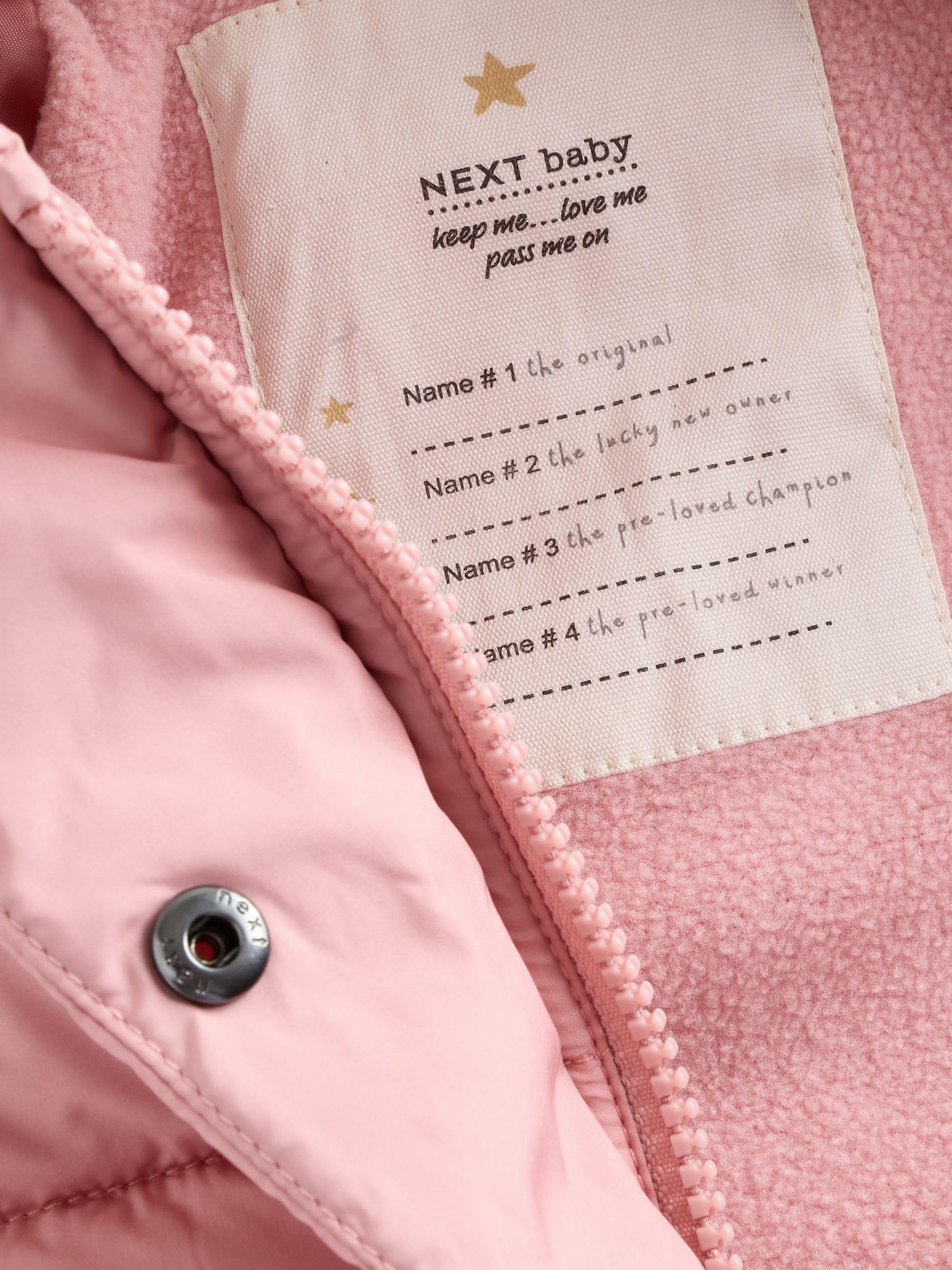 NEXT Bebés niña Chaqueta acolchada con capucha para bebé