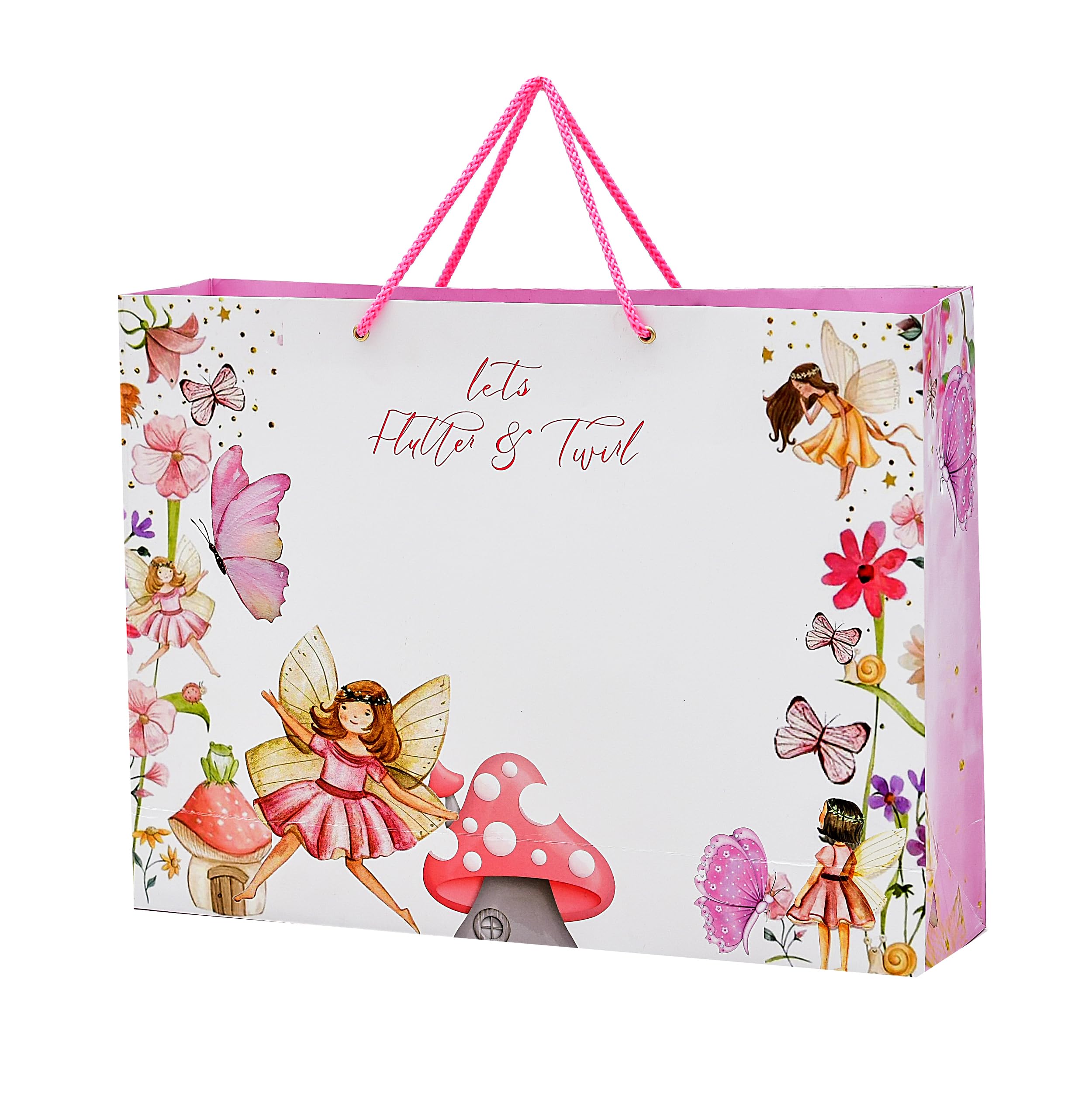 PPJ ® -HAPPY BIRTHDAY (FLUTTER AND TWIRL BUTTERFLY THEME PARTY) (10 Pcs.) PAPER CARRY BAG, 16 Inch X 12 Inch X 4 Inch RETURN GIFT/ HAPPY BIRTHDAY/RETURN GIFTS /GIFTS/ GIFT BAGS/GIFT COVERS (LARGE) (Pack of 10) (B0CQT1Q4PL) Amazon Price History, Amazon Price Tracker