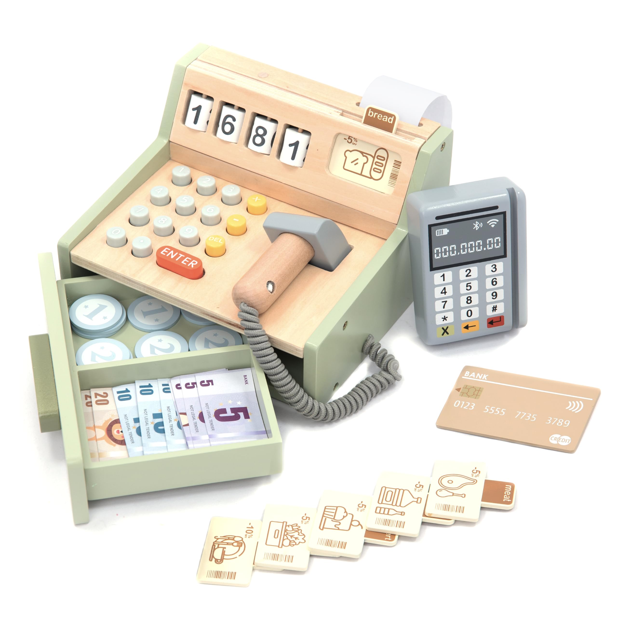 UMU® Kinder Kasse aus Holz