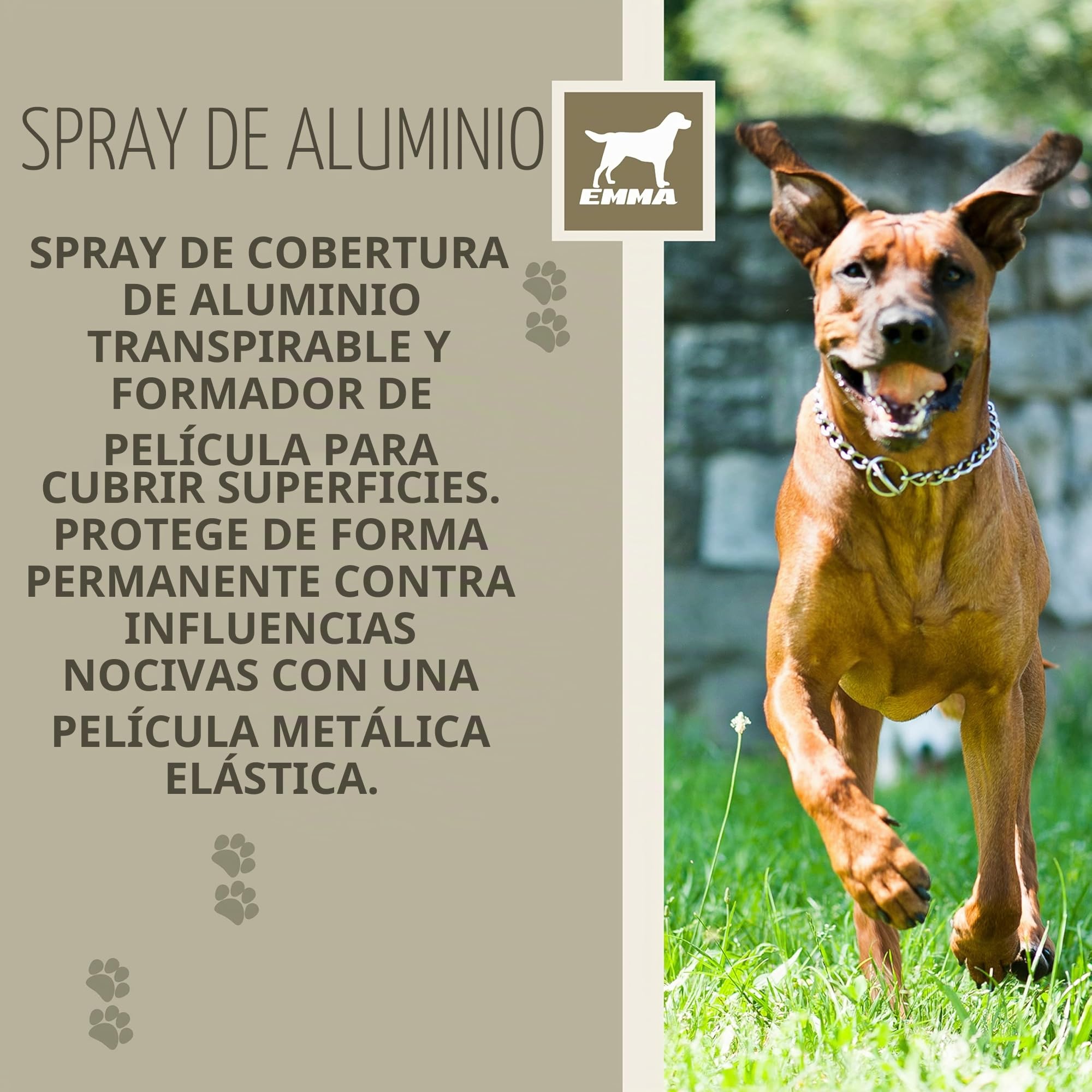 EMMA Spray de Plata + Aceite de hígado de Bacalao pomada de Zinc I Spray de Plata para la curación de heridas, pomada para la desinfección de heridas I Parche en Spray para Perros 250 ml 100ml