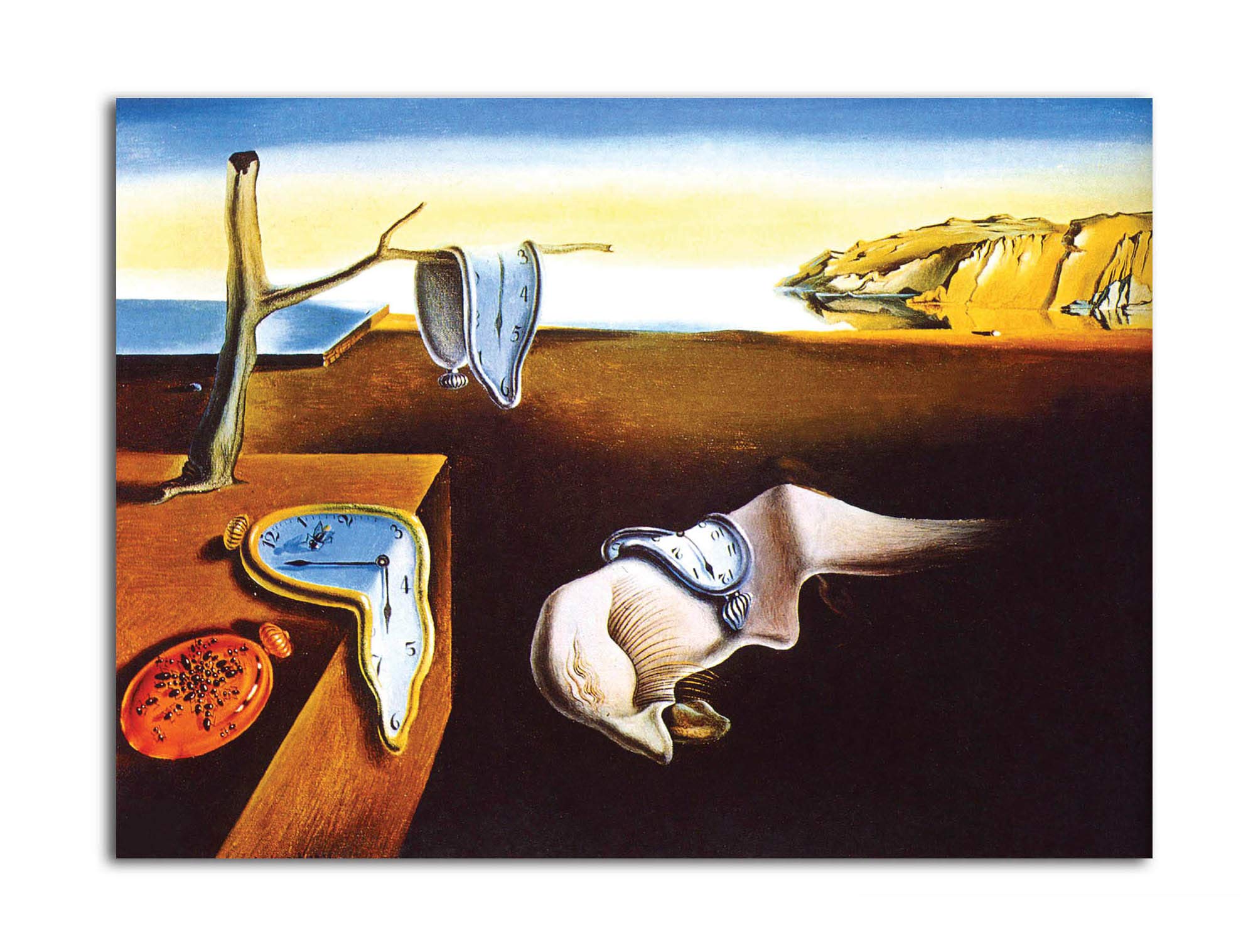 Tamatina Salvador Dalí Canvas Painting | The Persistence of Memory