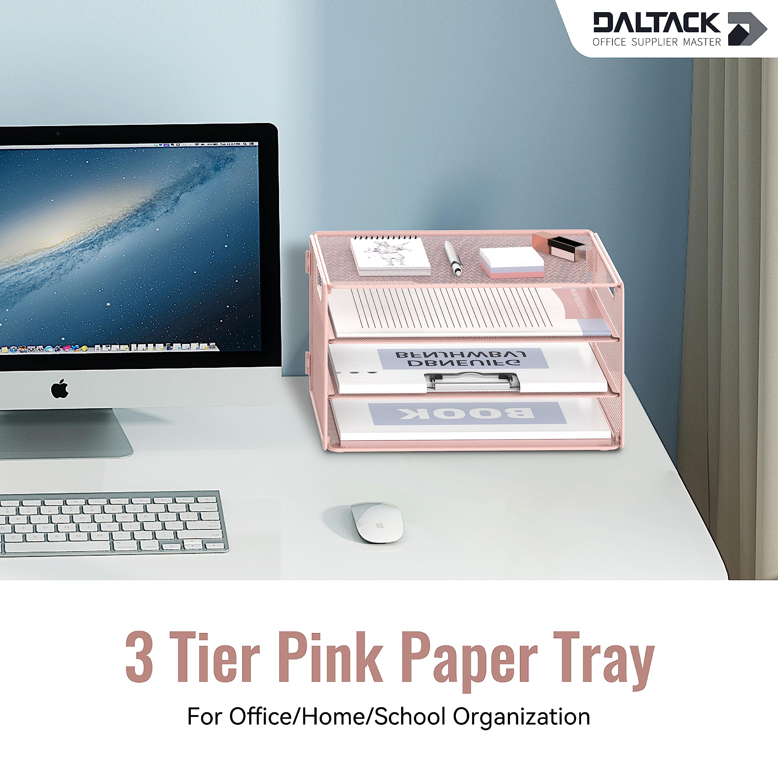 Snapklik.com : DALTACK 3 Tier Letter Tray Paper Organizer