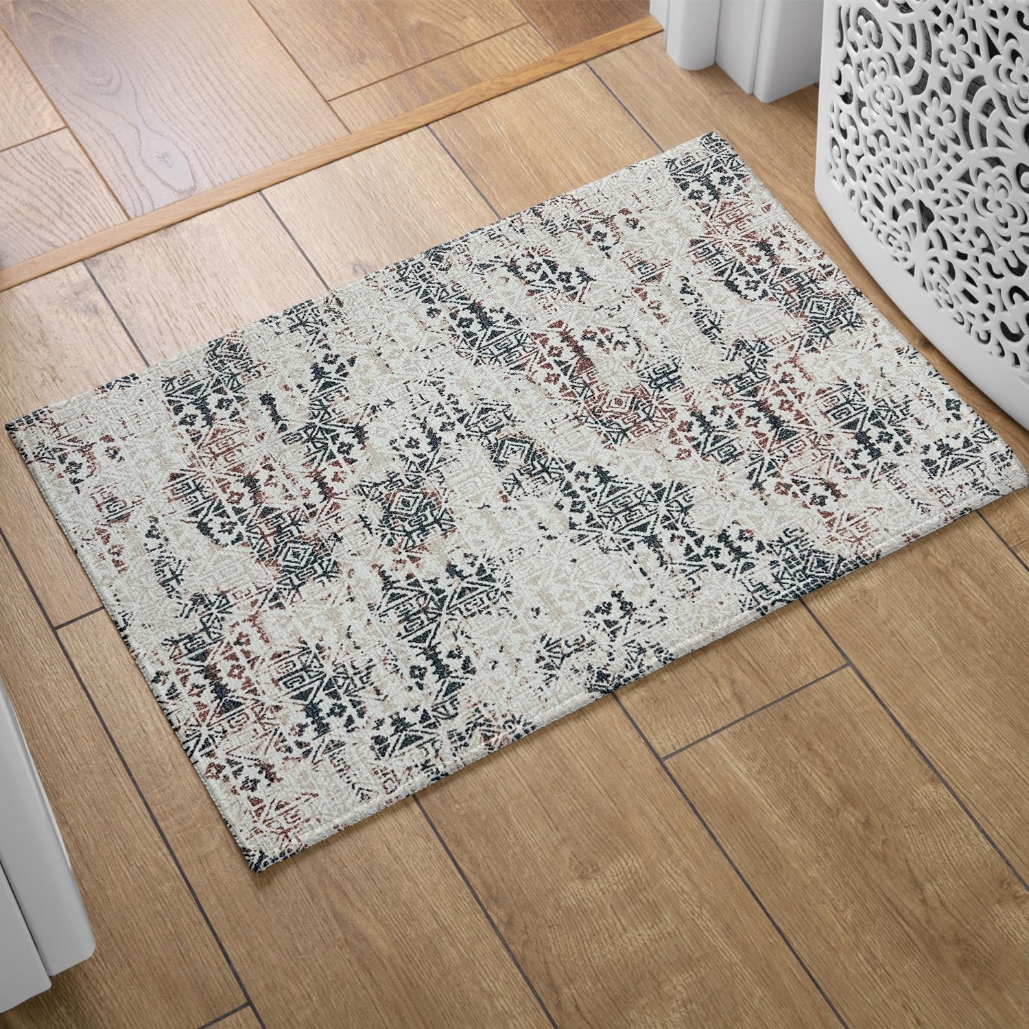 Urban Space Digital Printed Premium Chenille Floor Carpet Mat for Bedroom, Living Room, Super Soft Rug with Anti-Skid Backing, Modern Distressed Design (2ft x 3ft, ACR003) (B0D1YKJ7NT) Amazon Price History, Amazon Price Tracker